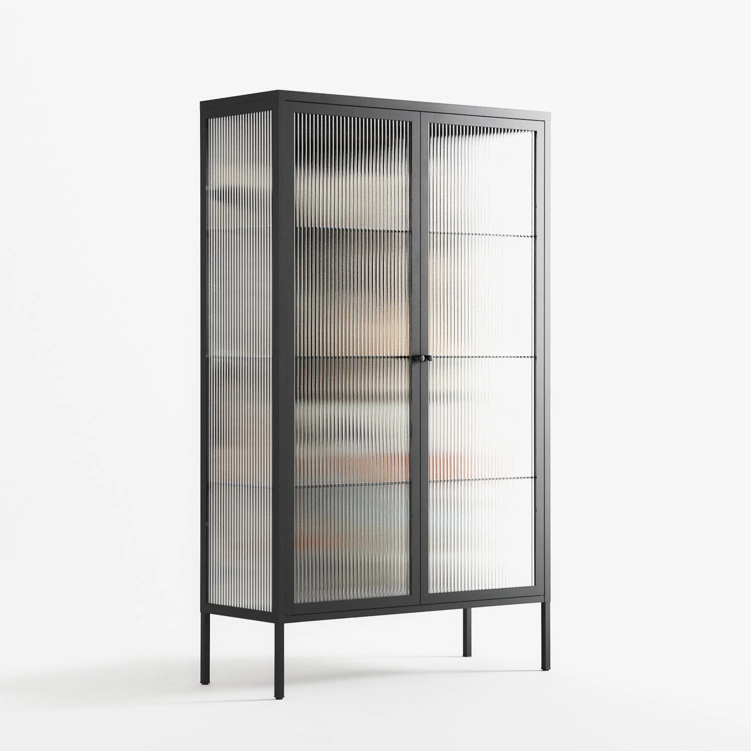 Sweet Far Away - Cabinet - Sophie Goudman-Peachey - Antracite - Reeded glass - Image 4