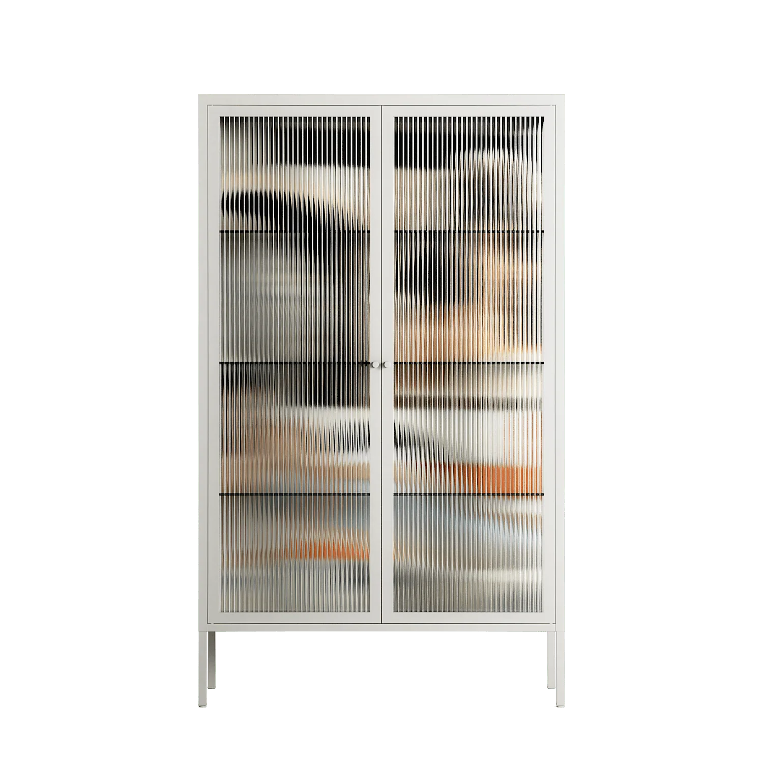 Sweet Far Away - Cabinet - Sophie Goudman-Peachey - Chalk - Reeded glass
