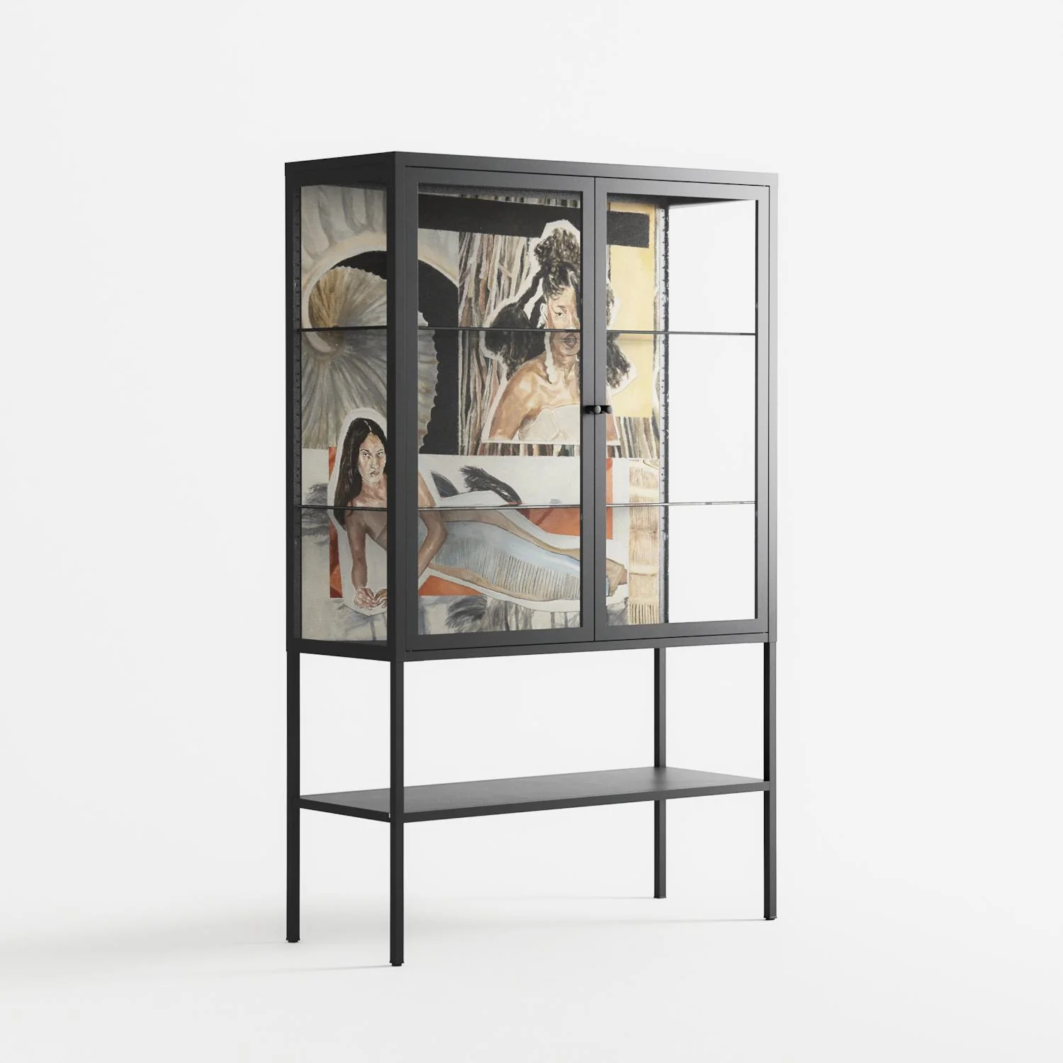 Sweet Far Away - Loft Cabinet - Sophie Goudman-Peachey - Antracite - Clear glass - Image 4
