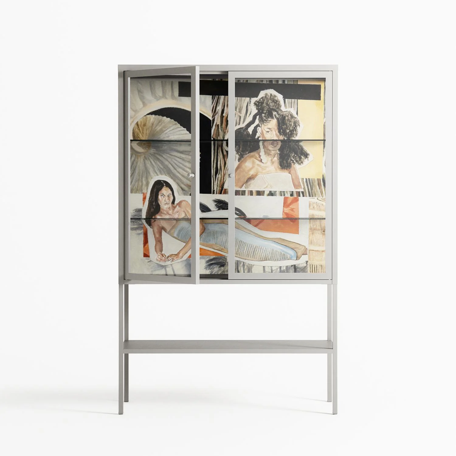 Sweet Far Away - Loft Cabinet - Sophie Goudman-Peachey - Chalk - Clear glass - Image 2