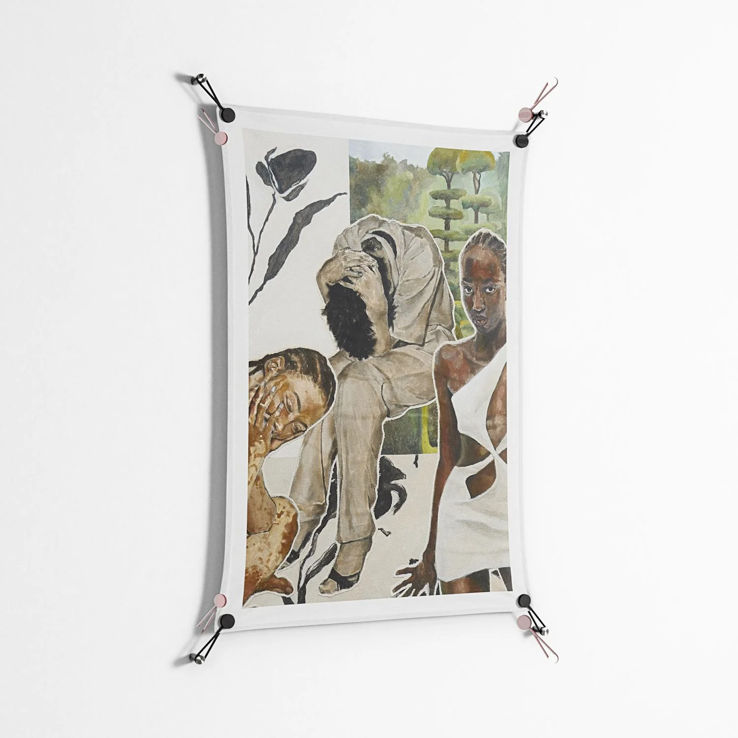 Sweet Far Away - Work On Wall - Sophie Goudman - Black - 70 x 100 cm - Image 2