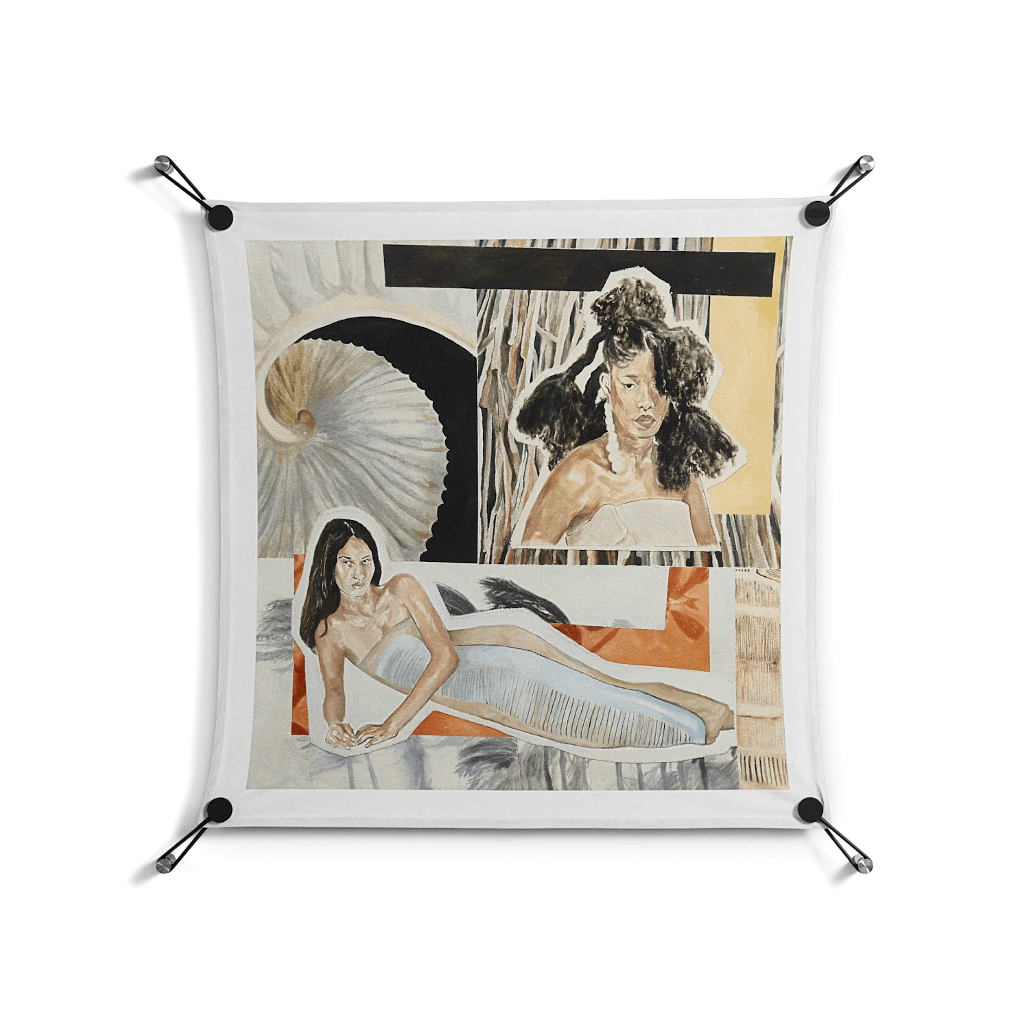 Sweet Far Away - Work On Wall - Sophie Goudman - Black - 70 x 70 cm