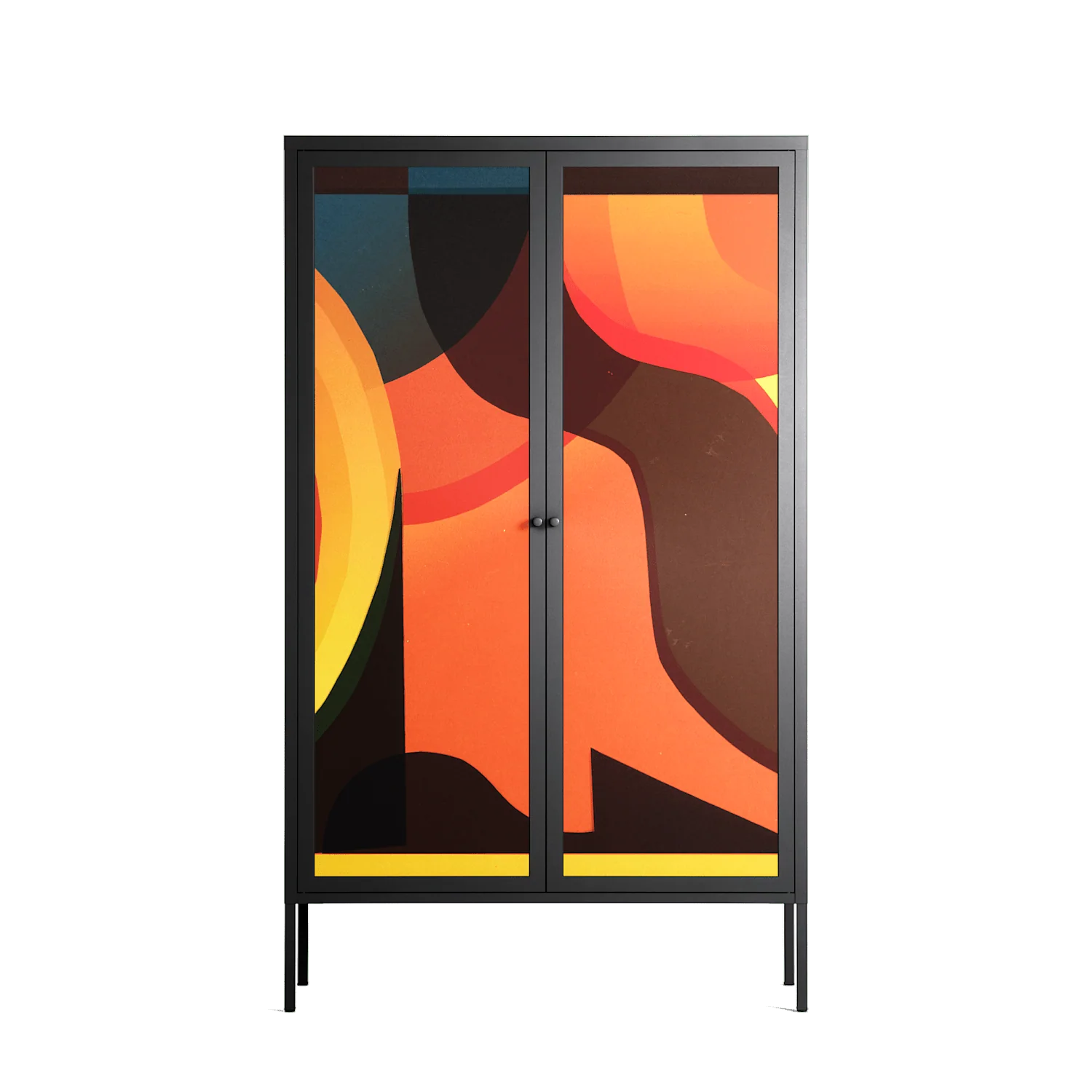 Swift - Cabinet - Rikki Hewitt - Antracite - Overlay Metal