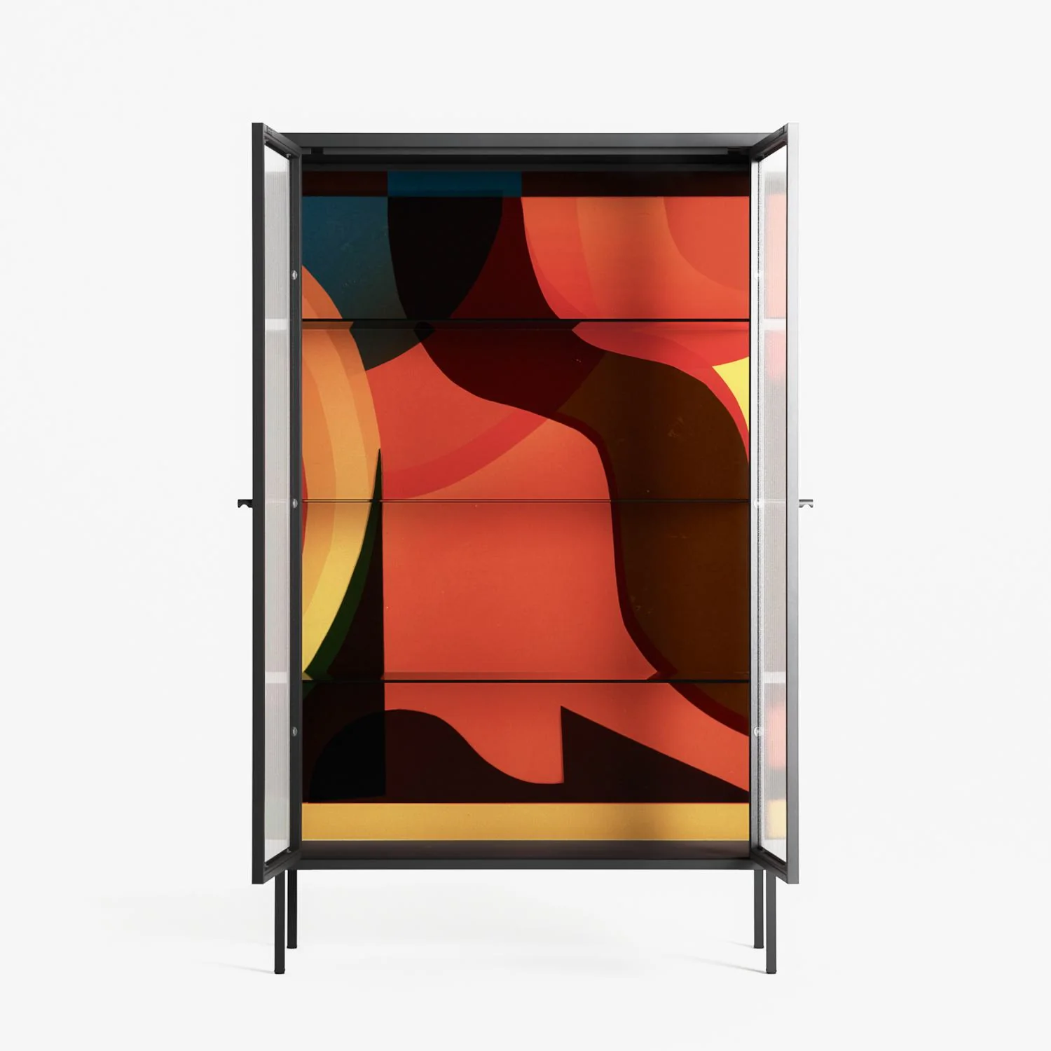 Swift - Cabinet - Rikki Hewitt - Antracite - Reeded glass - Image 3