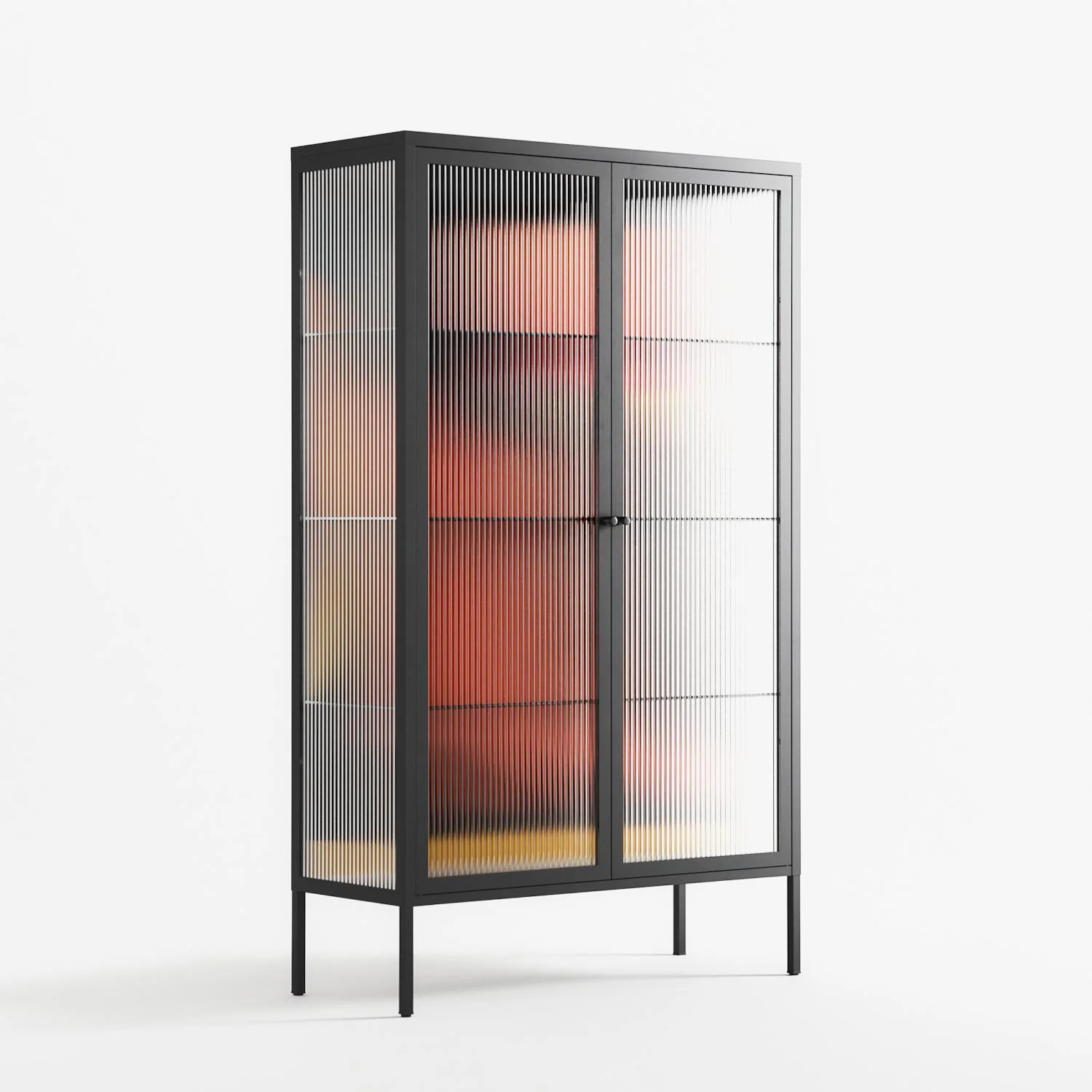 Swift - Cabinet - Rikki Hewitt - Antracite - Reeded glass - Image 4