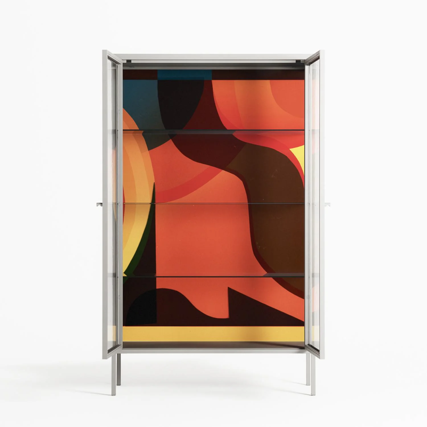 Swift - Cabinet - Rikki Hewitt - Chalk - Clear glass - Image 3