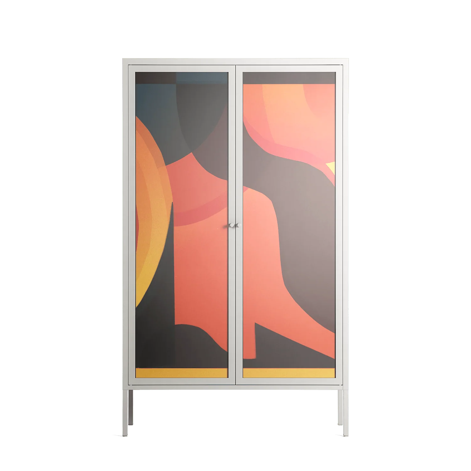 Swift - Cabinet - Rikki Hewitt - Chalk - Overlay Glass