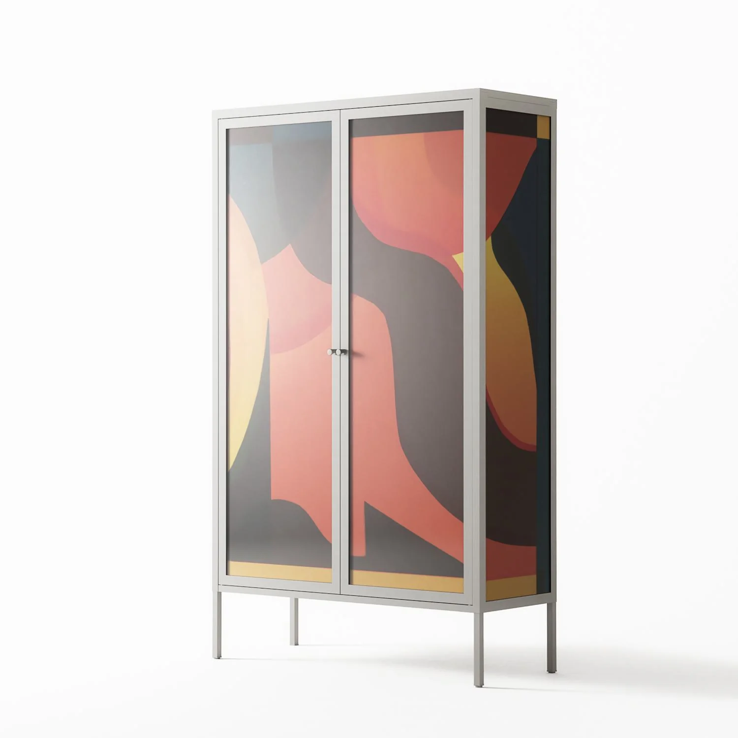 Swift - Cabinet - Rikki Hewitt - Chalk - Overlay Glass - Image 2