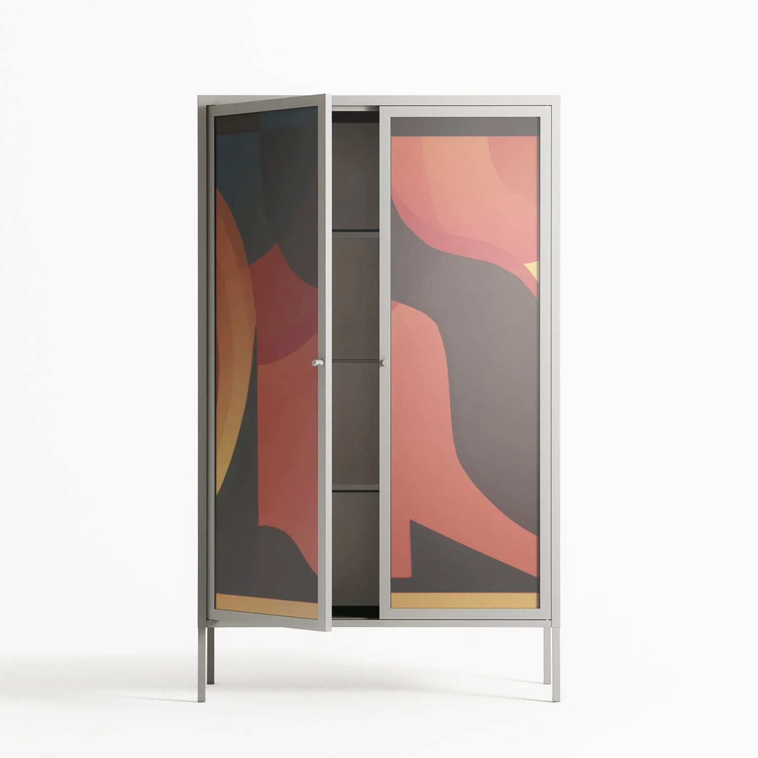 Swift - Cabinet - Rikki Hewitt - Chalk - Overlay Glass - Image 3