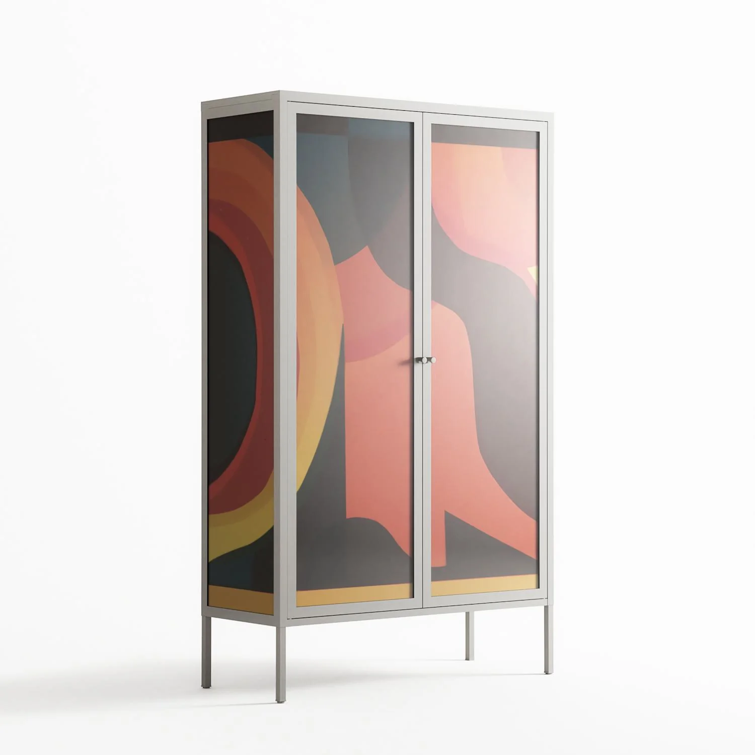Swift - Cabinet - Rikki Hewitt - Chalk - Overlay Glass - Image 4