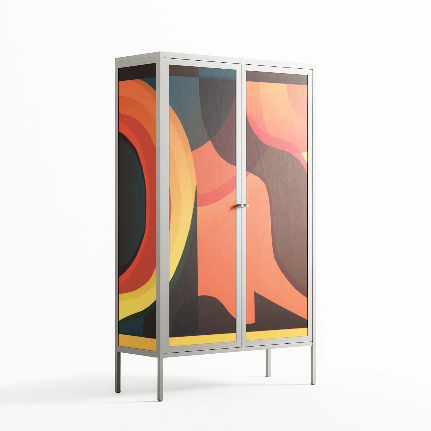Swift - Cabinet - Rikki Hewitt - Chalk - Overlay Metal - Image 4