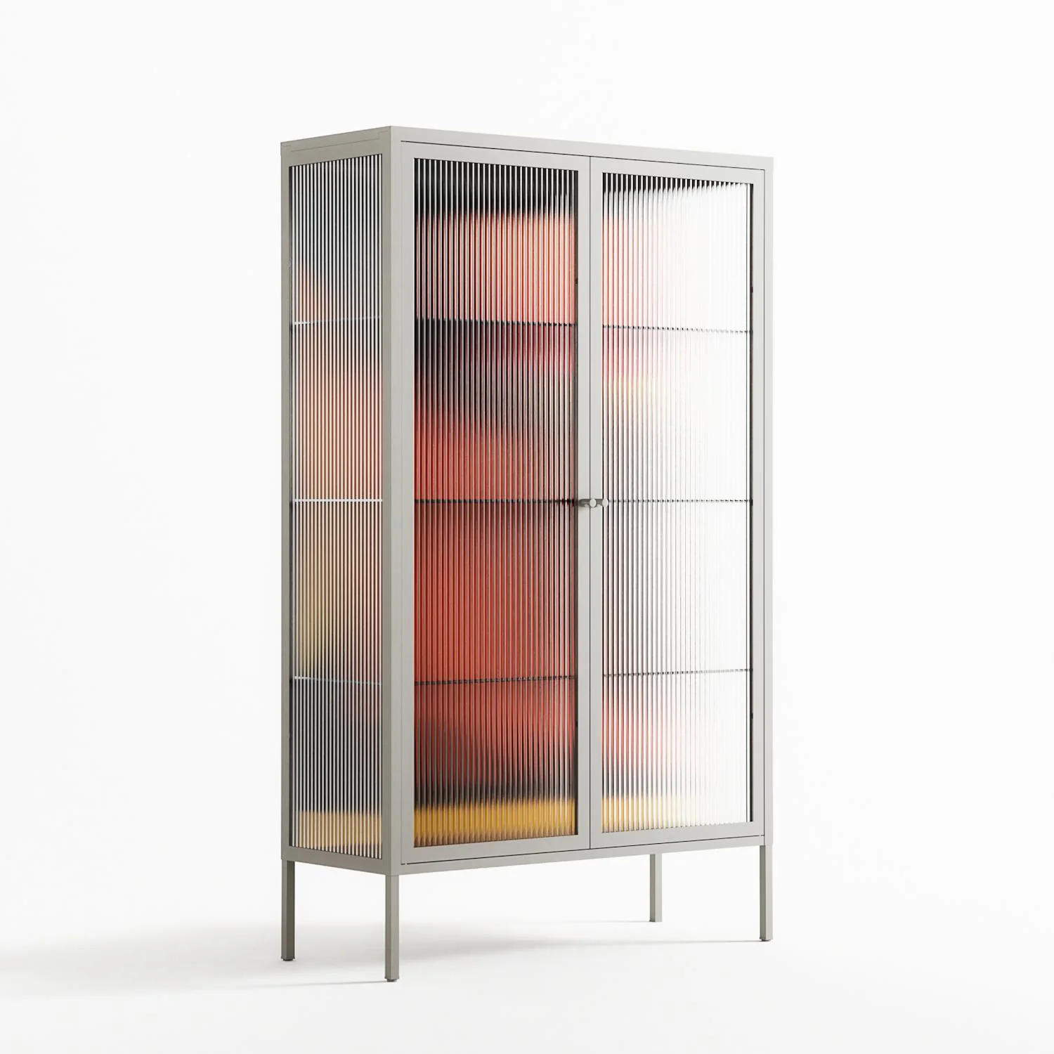 Swift - Cabinet - Rikki Hewitt - Chalk - Reeded glass - Image 4