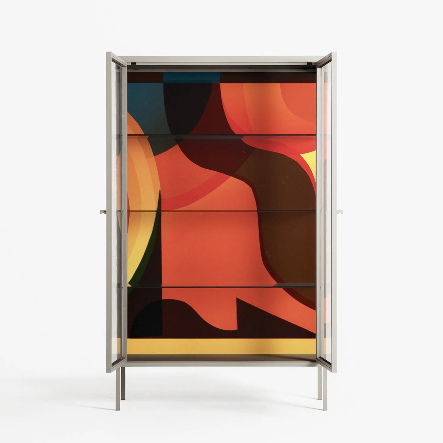 Swift - Cabinet - Rikki Hewitt - Pebble - Clear glass - Image 3