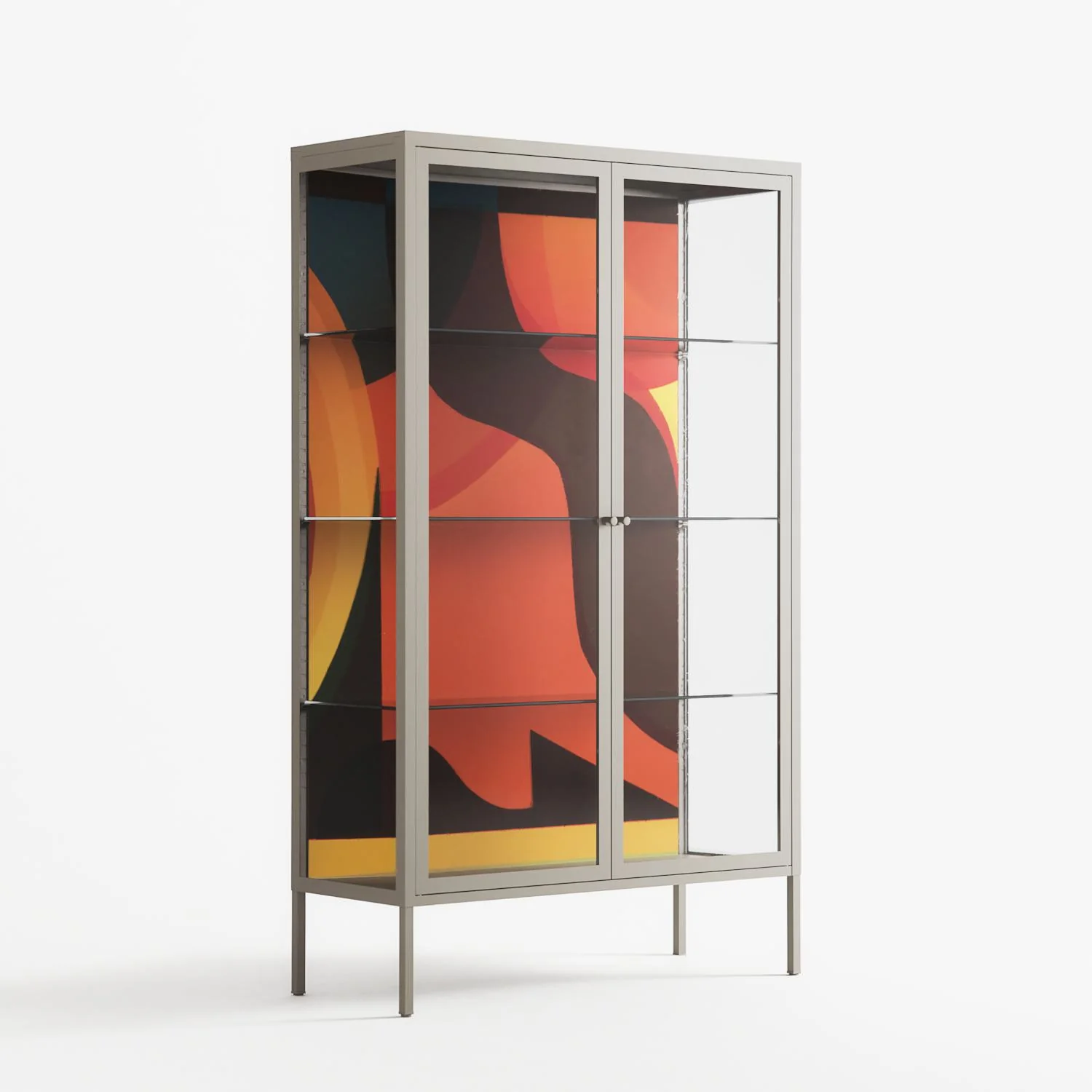 Swift - Cabinet - Rikki Hewitt - Pebble - Clear glass - Image 4
