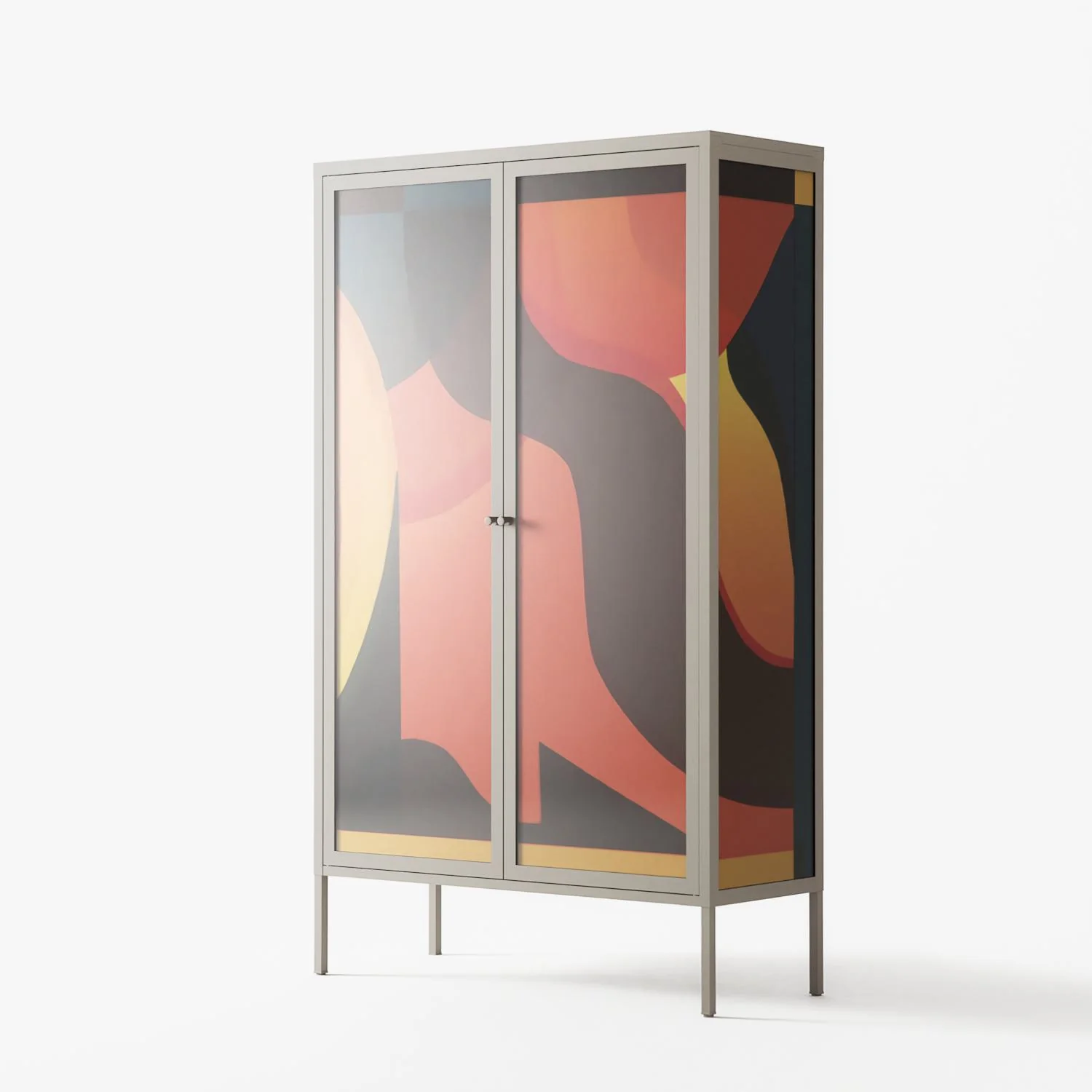 Swift - Cabinet - Rikki Hewitt - Pebble - Overlay Glass - Image 2