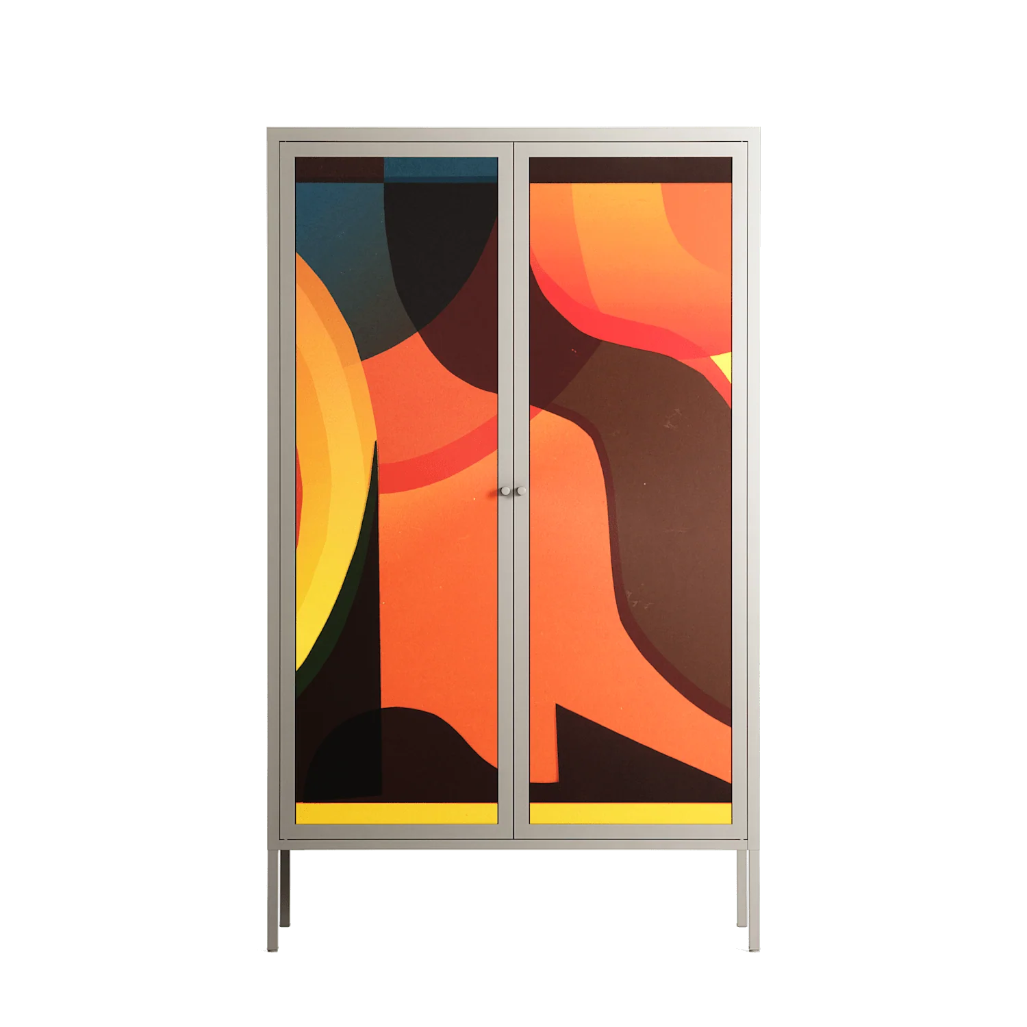 Swift - Cabinet - Rikki Hewitt - Pebble - Overlay Metal