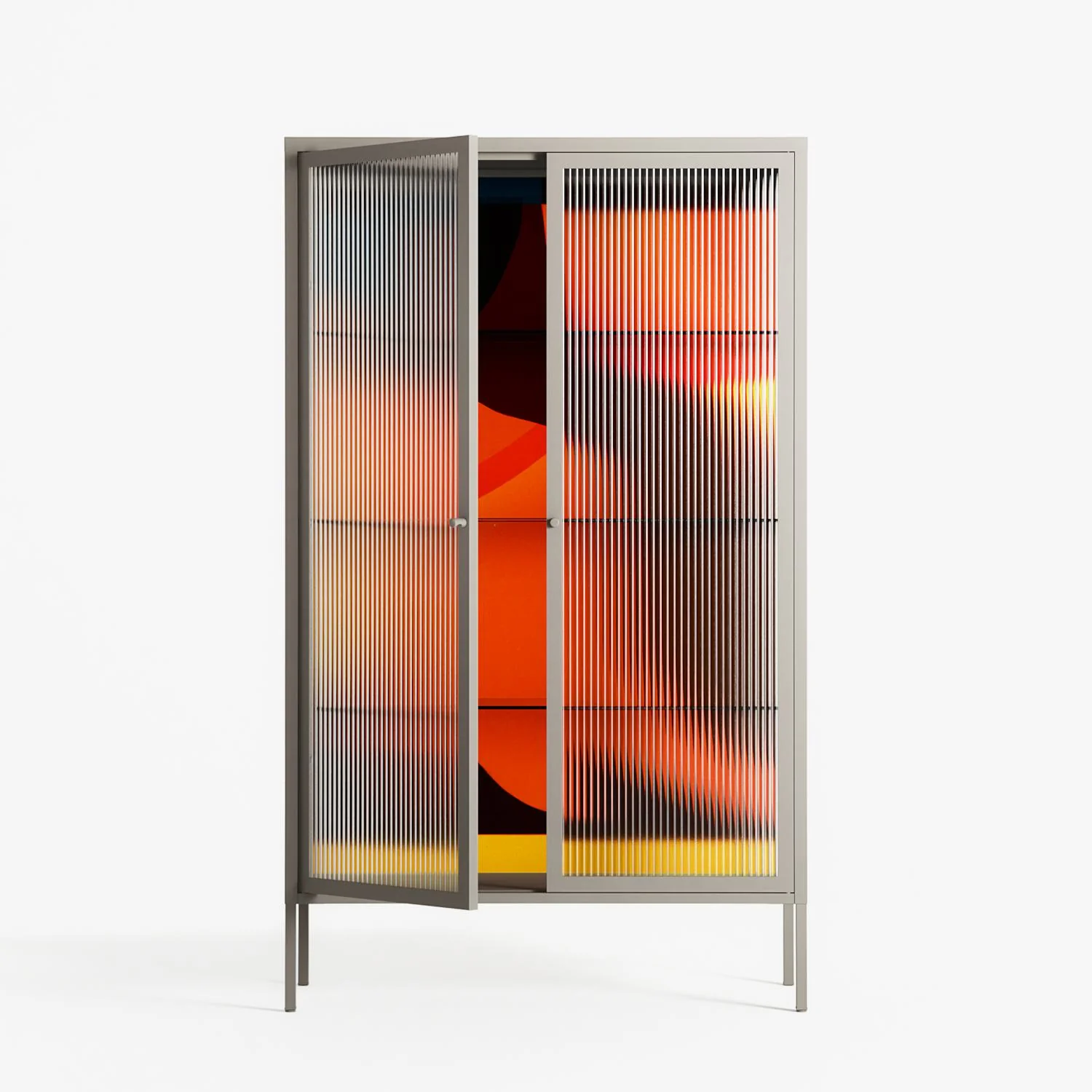 Swift - Cabinet - Rikki Hewitt - Pebble - Reeded glass - Image 2