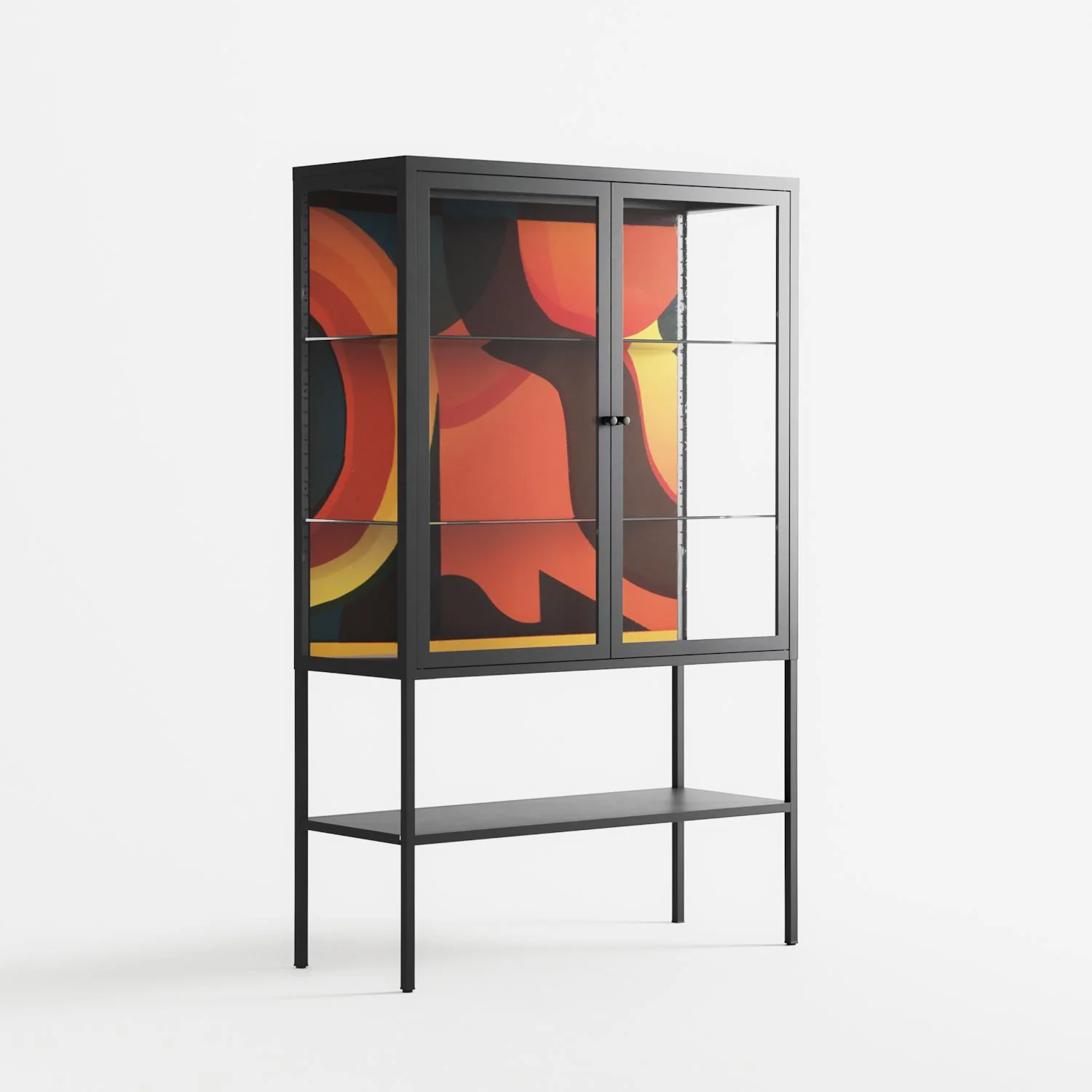 Swift - Loft Cabinet - Rikki Hewitt - Antracite - Clear glass - Image 4