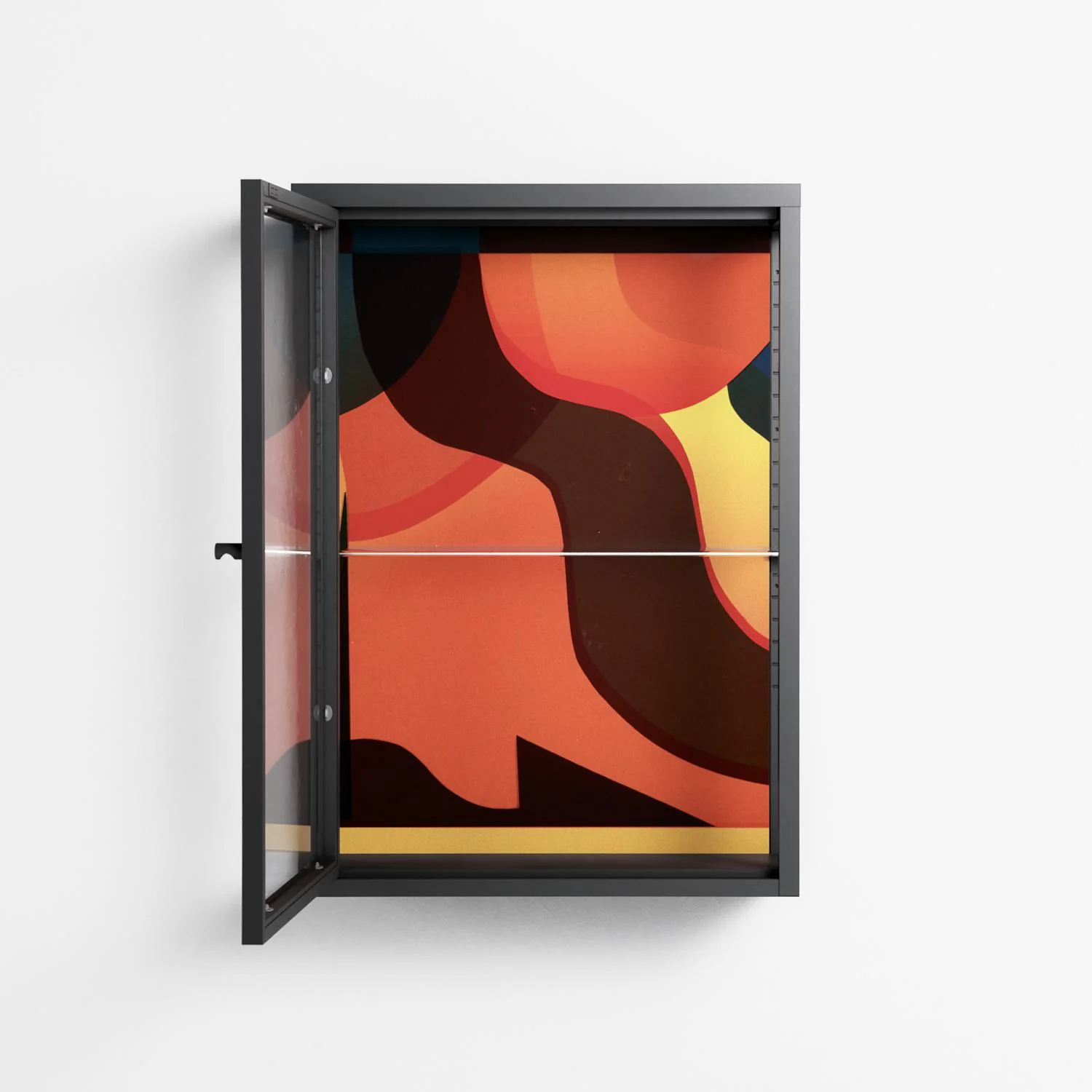 Swift - Wall Cabinet - Rikki Hewitt - Antracite - Clear glass - Image 3