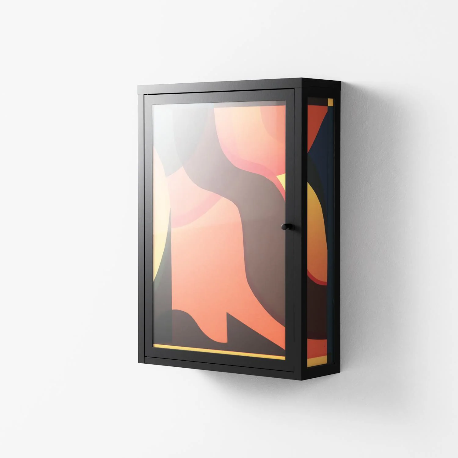 Swift - Wall Cabinet - Rikki Hewitt - Antracite - Overlay Glass - Image 2