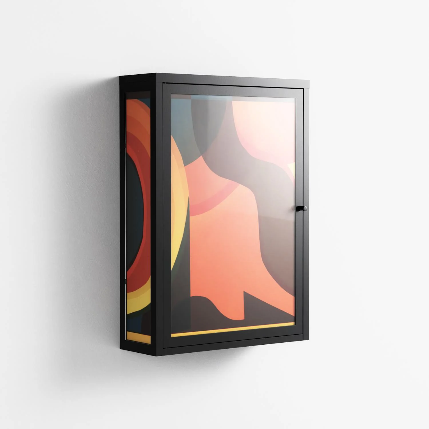 Swift - Wall Cabinet - Rikki Hewitt - Antracite - Overlay Glass - Image 4
