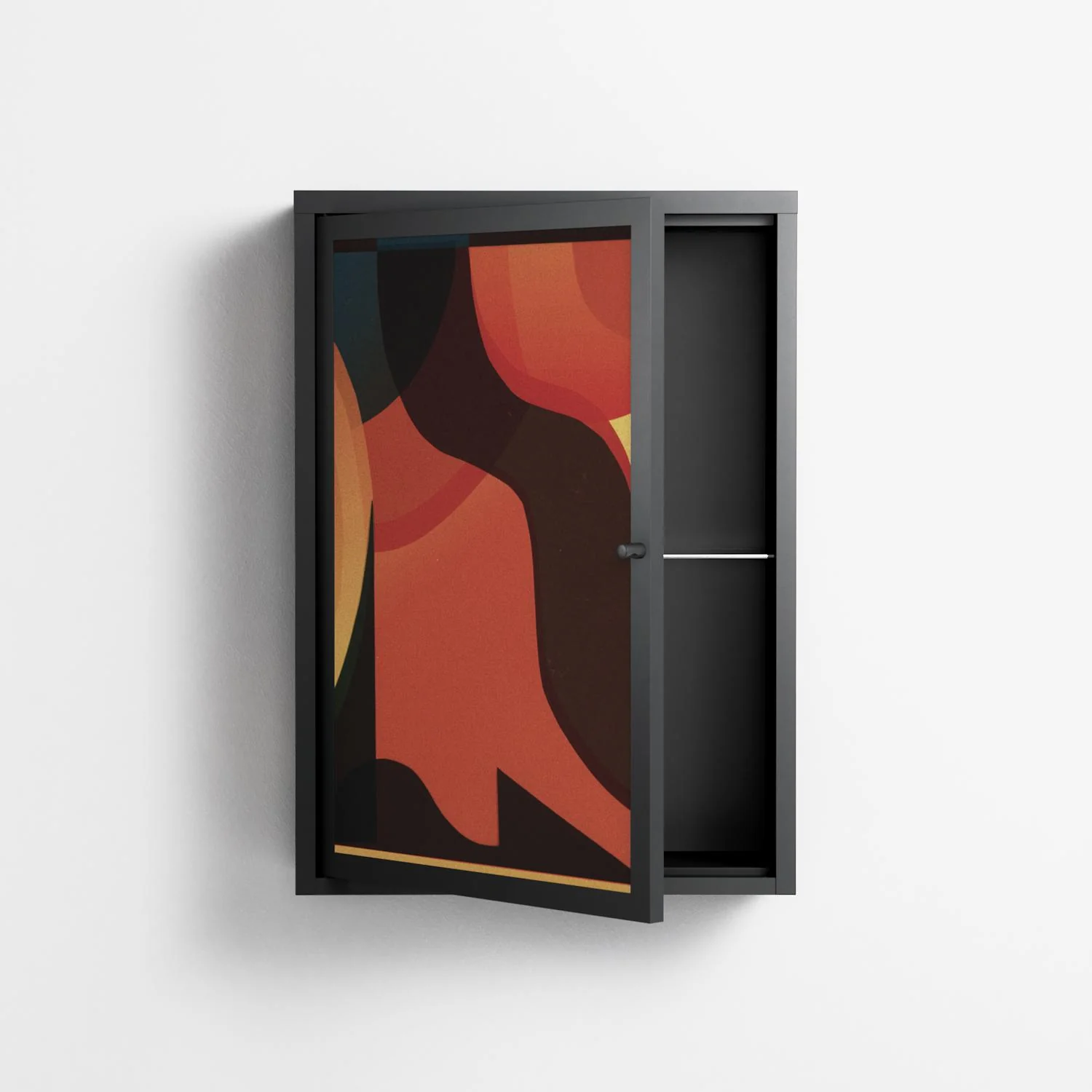 Swift - Wall Cabinet - Rikki Hewitt - Antracite - Overlay Metal - Image 3