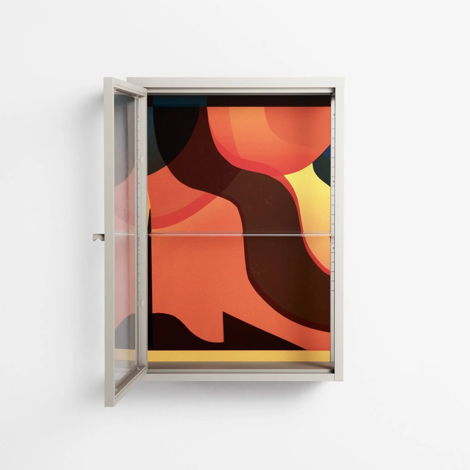 Swift - Wall Cabinet - Rikki Hewitt - Pebble - Clear glass - Image 3