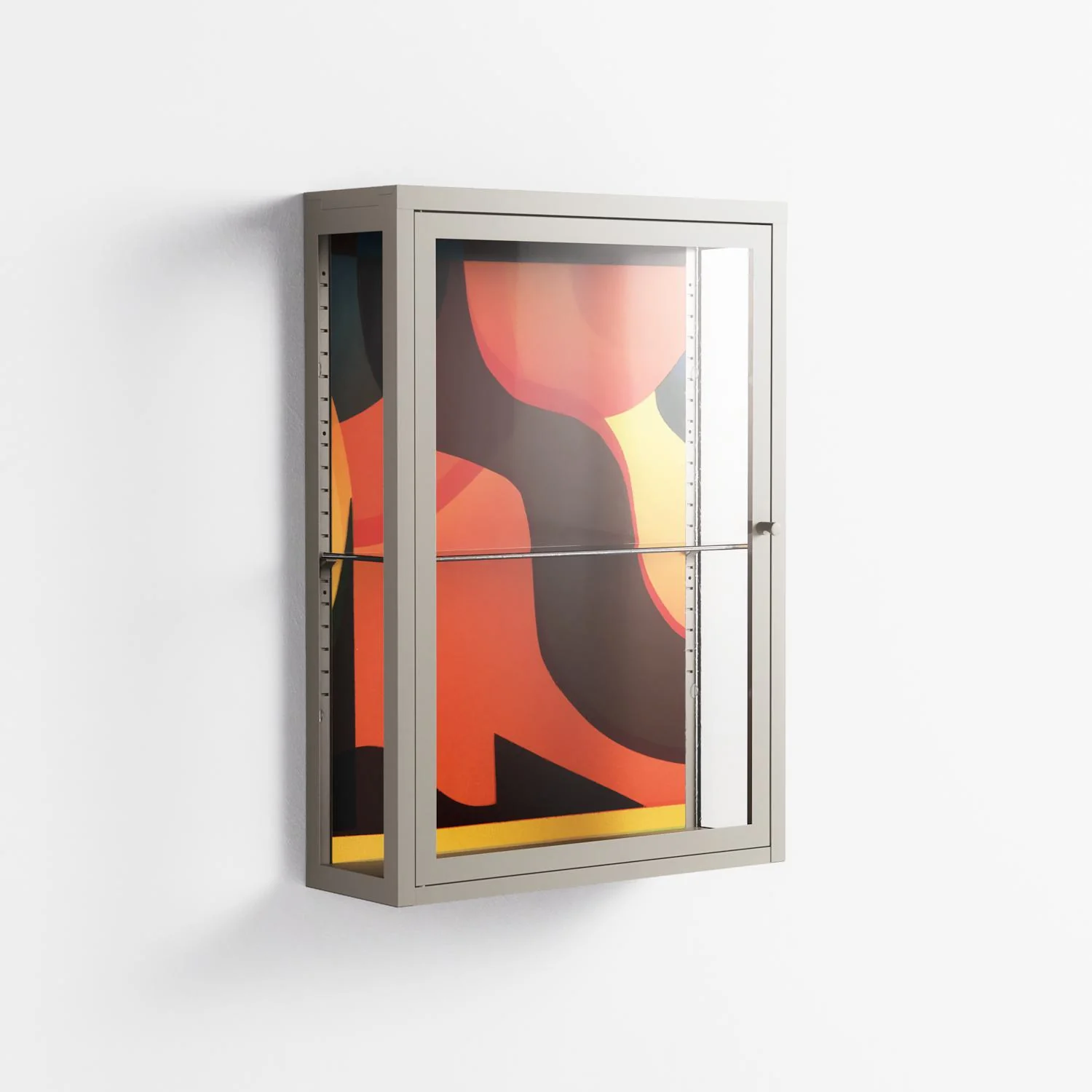 Swift - Wall Cabinet - Rikki Hewitt - Pebble - Clear glass - Image 4