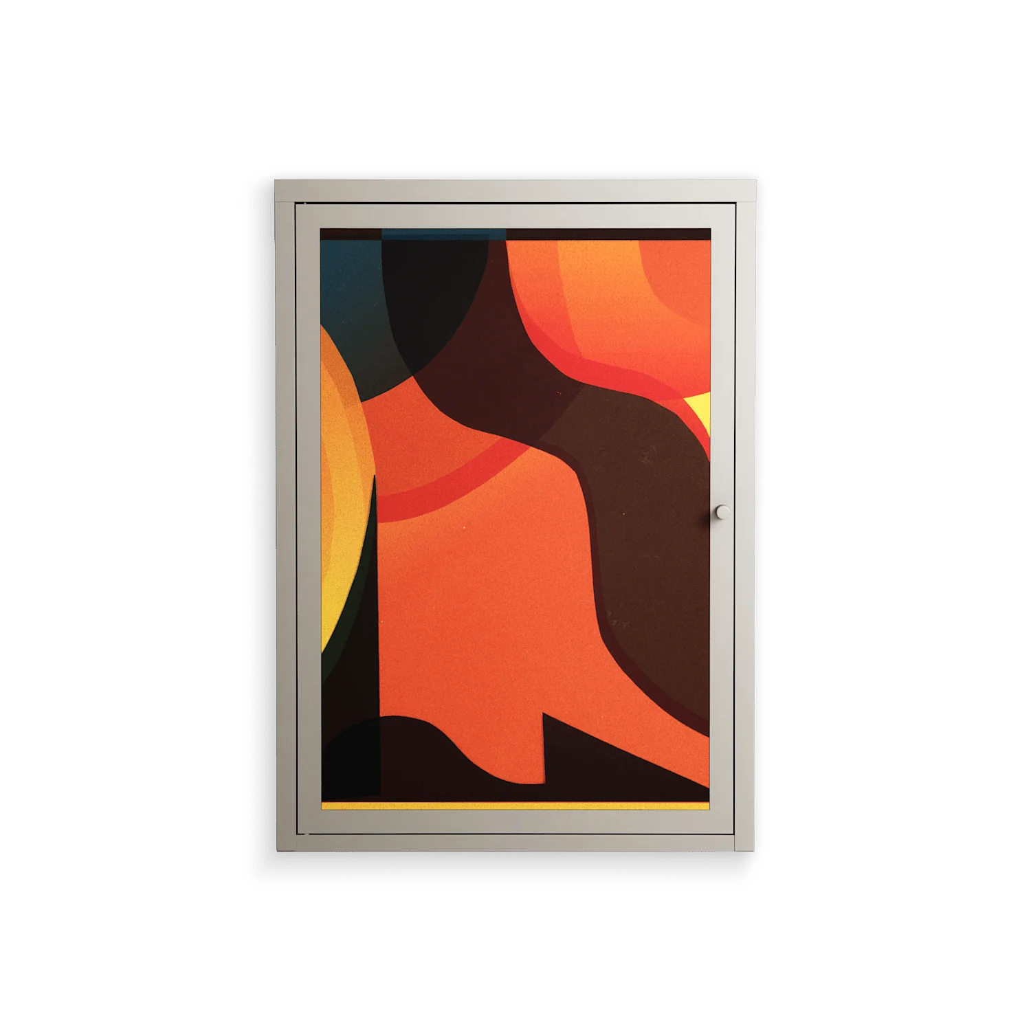 Swift - Wall Cabinet - Rikki Hewitt - Pebble - Overlay Metal