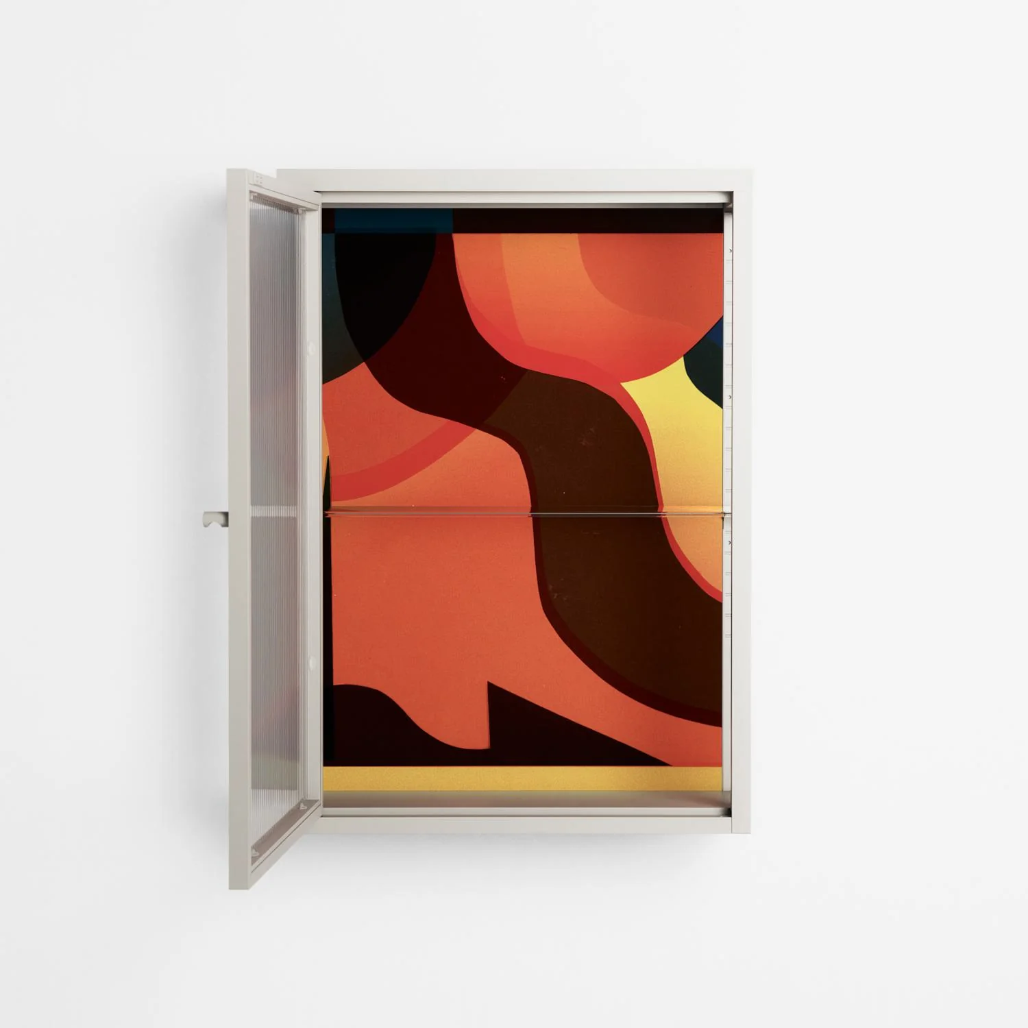 Swift - Wall Cabinet - Rikki Hewitt - Pebble - Reeded glass - Image 3