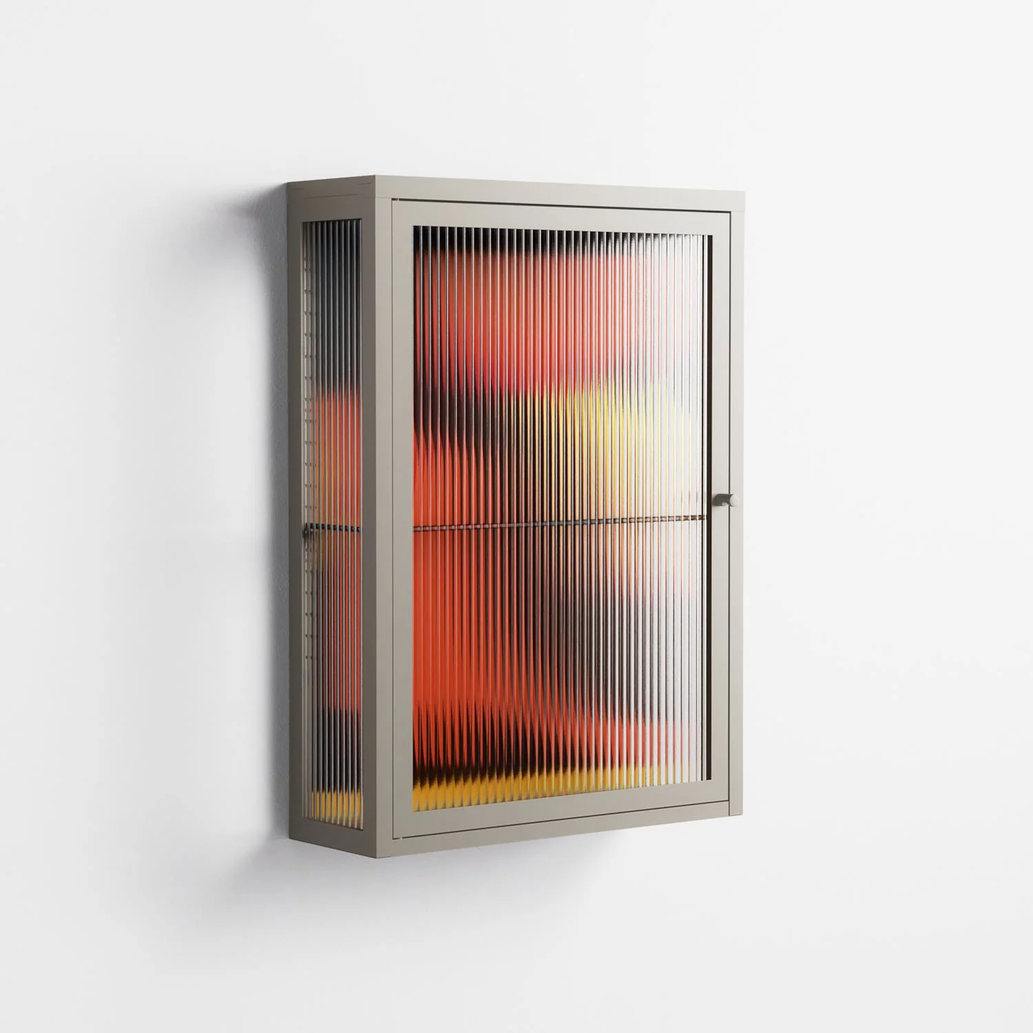 Swift - Wall Cabinet - Rikki Hewitt - Pebble - Reeded glass - Image 4