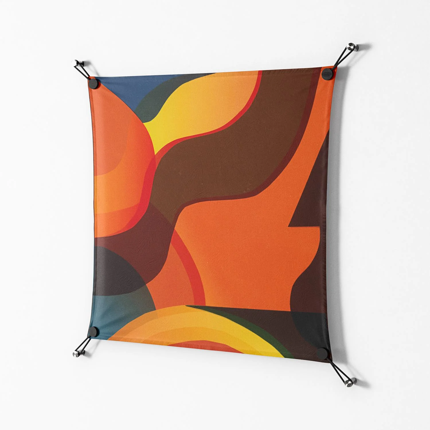 Swift - Work On Wall - Rikki Hewitt - Black - 70 x 70 cm - Image 2