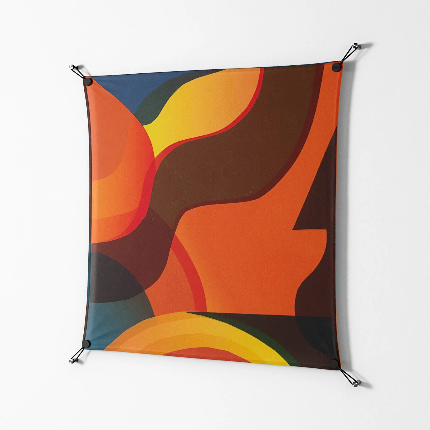 Swift - Work On Wall - Rikki Hewitt - Black - 90 x 90 cm - Image 2