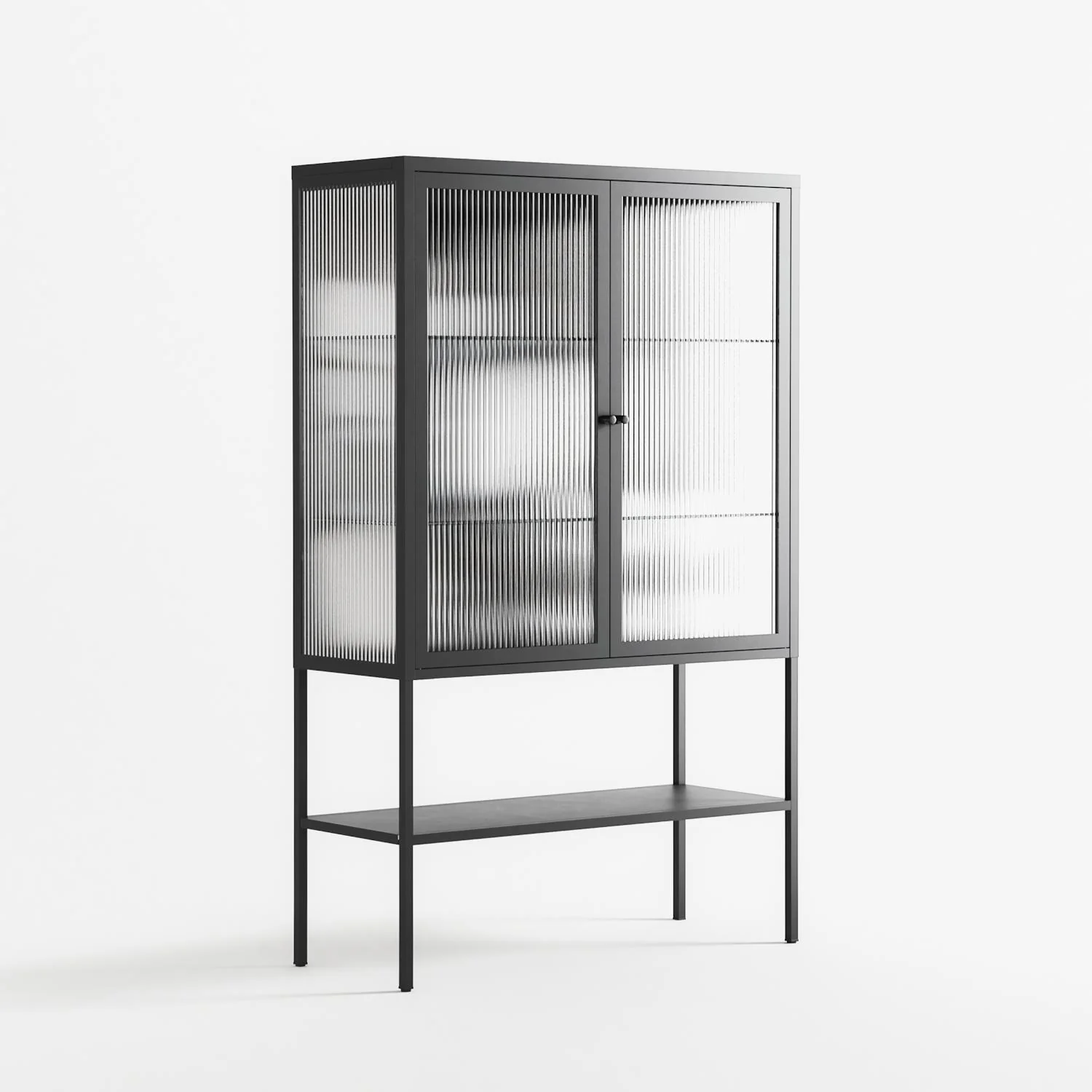 Talk Less Say More - Loft Cabinet - Ciara Wade - Antracite - Reeded glass - Image 4