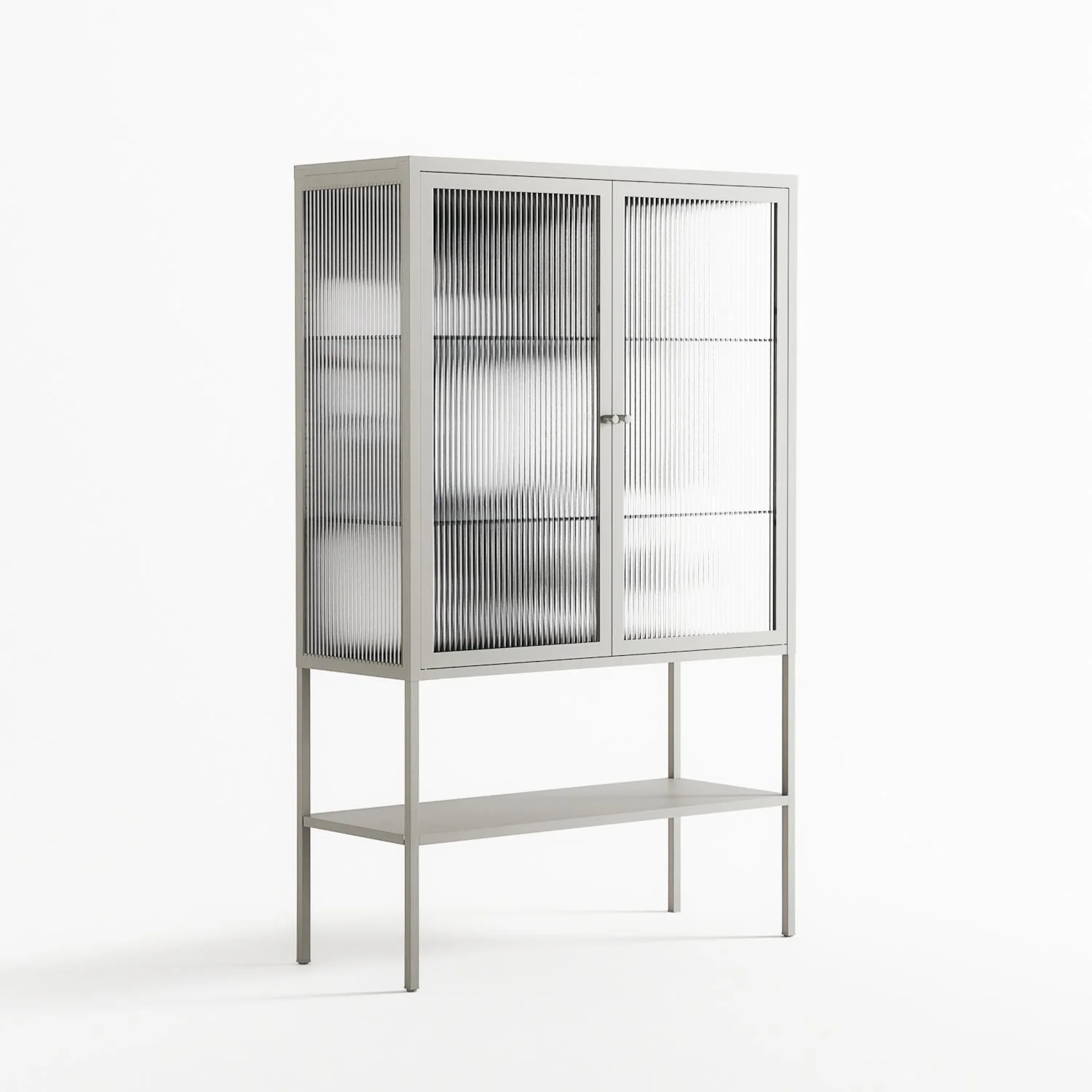 Talk Less Say More - Loft Cabinet - Ciara Wade - Chalk - Reeded glass - Image 4