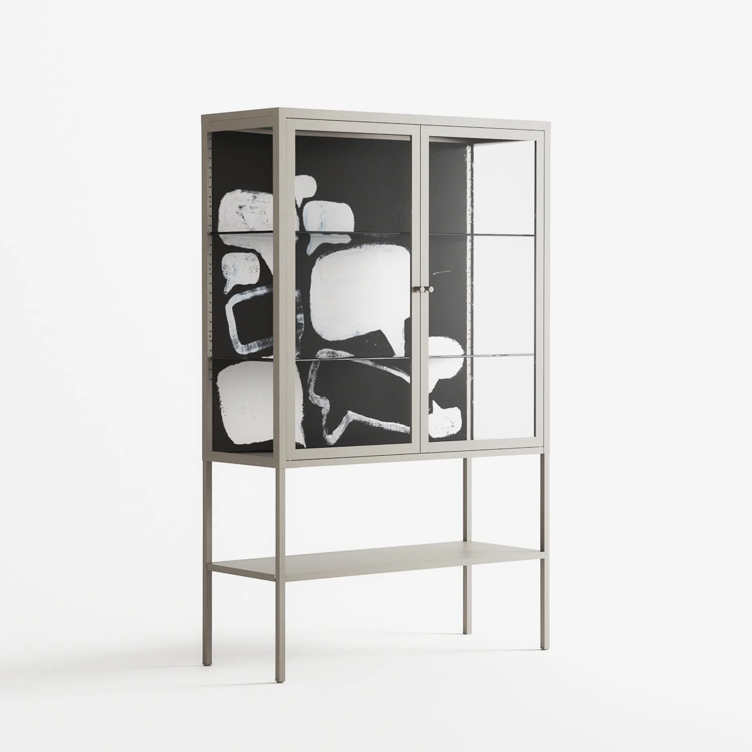 Talk Less Say More - Loft Cabinet - Ciara Wade - Pebble - Clear glass - Image 4