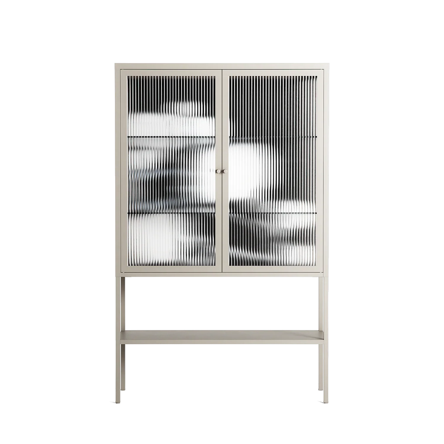 Talk Less Say More - Loft Cabinet - Ciara Wade - Pebble - Reeded glass