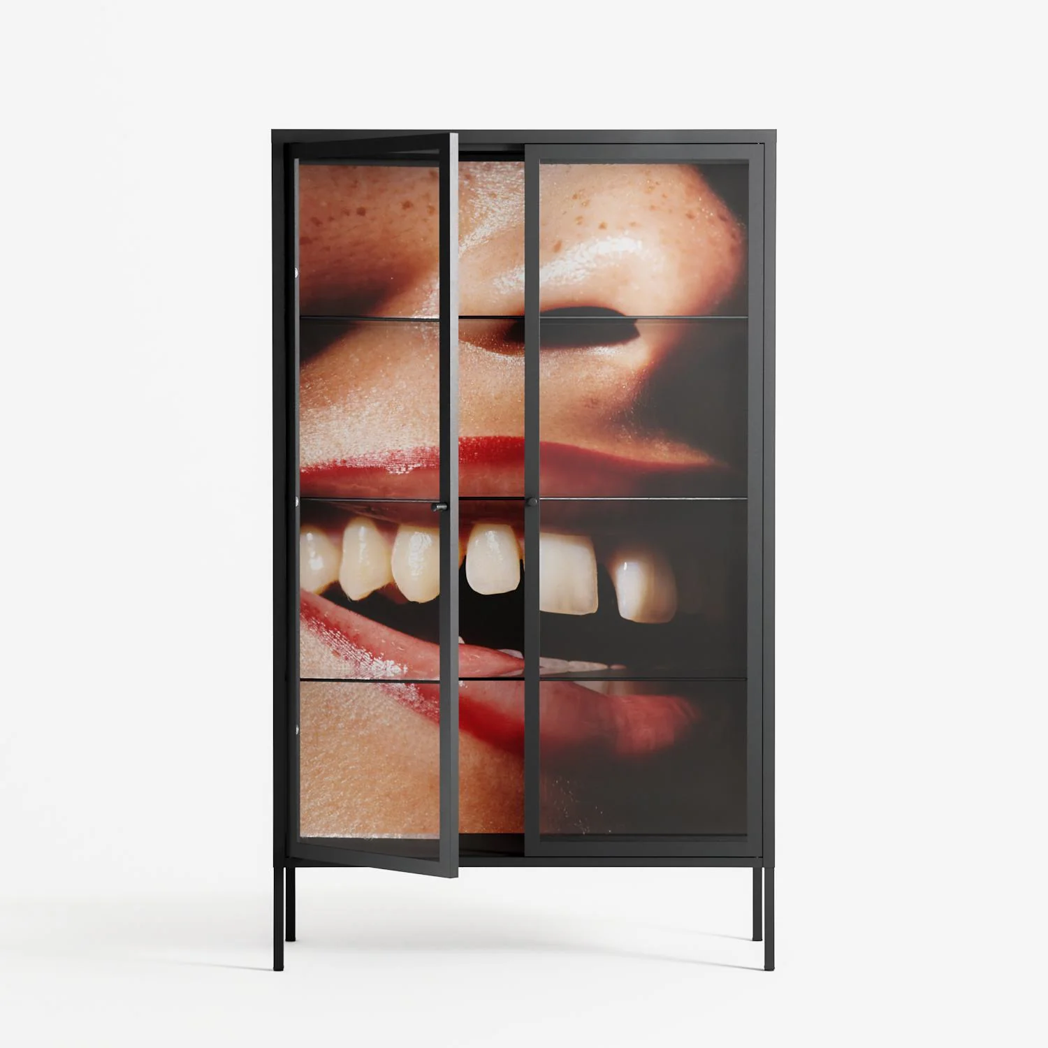 Teeth - Cabinet - Nadia Ryder - Antracite - Clear glass - Image 2