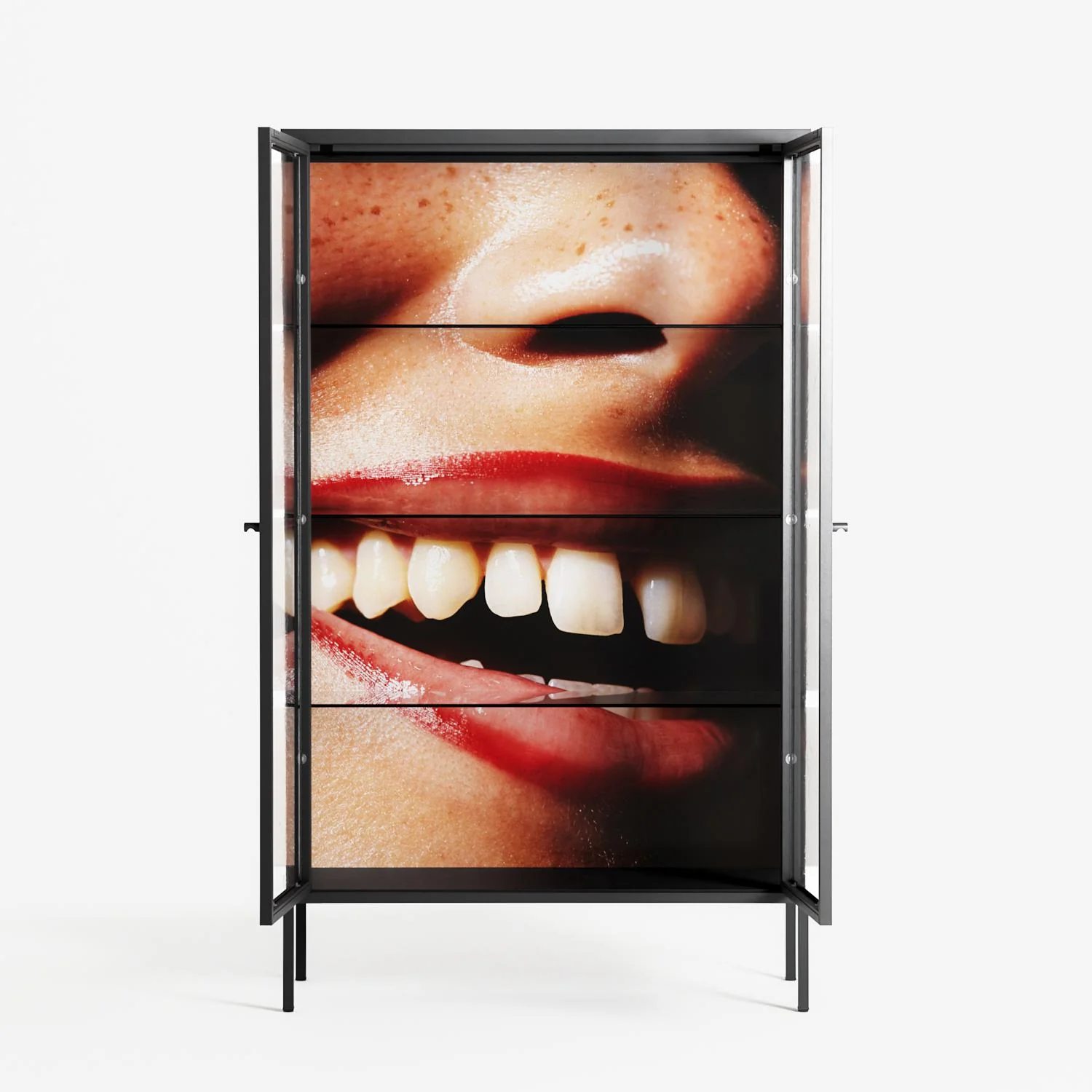 Teeth - Cabinet - Nadia Ryder - Antracite - Clear glass - Image 3