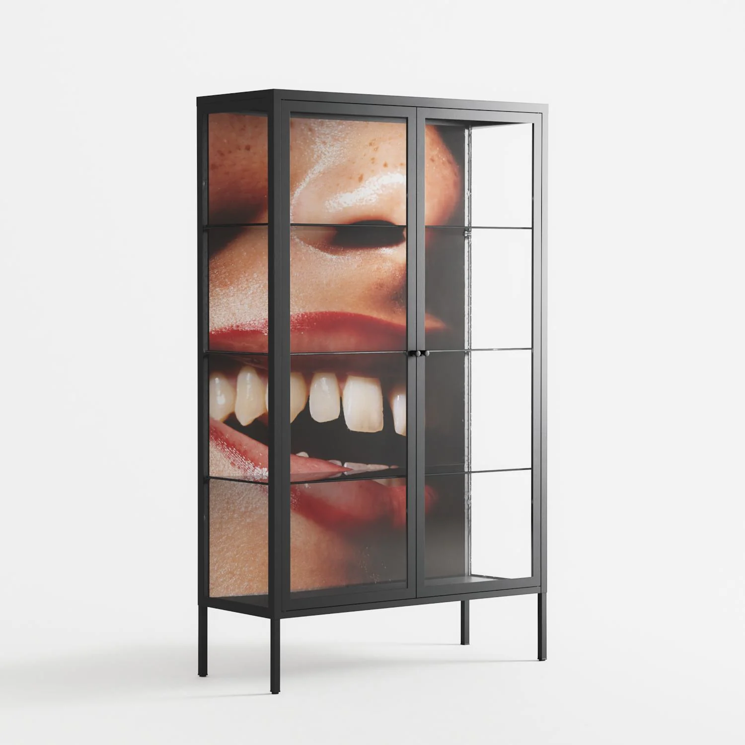 Teeth - Cabinet - Nadia Ryder - Antracite - Clear glass - Image 4