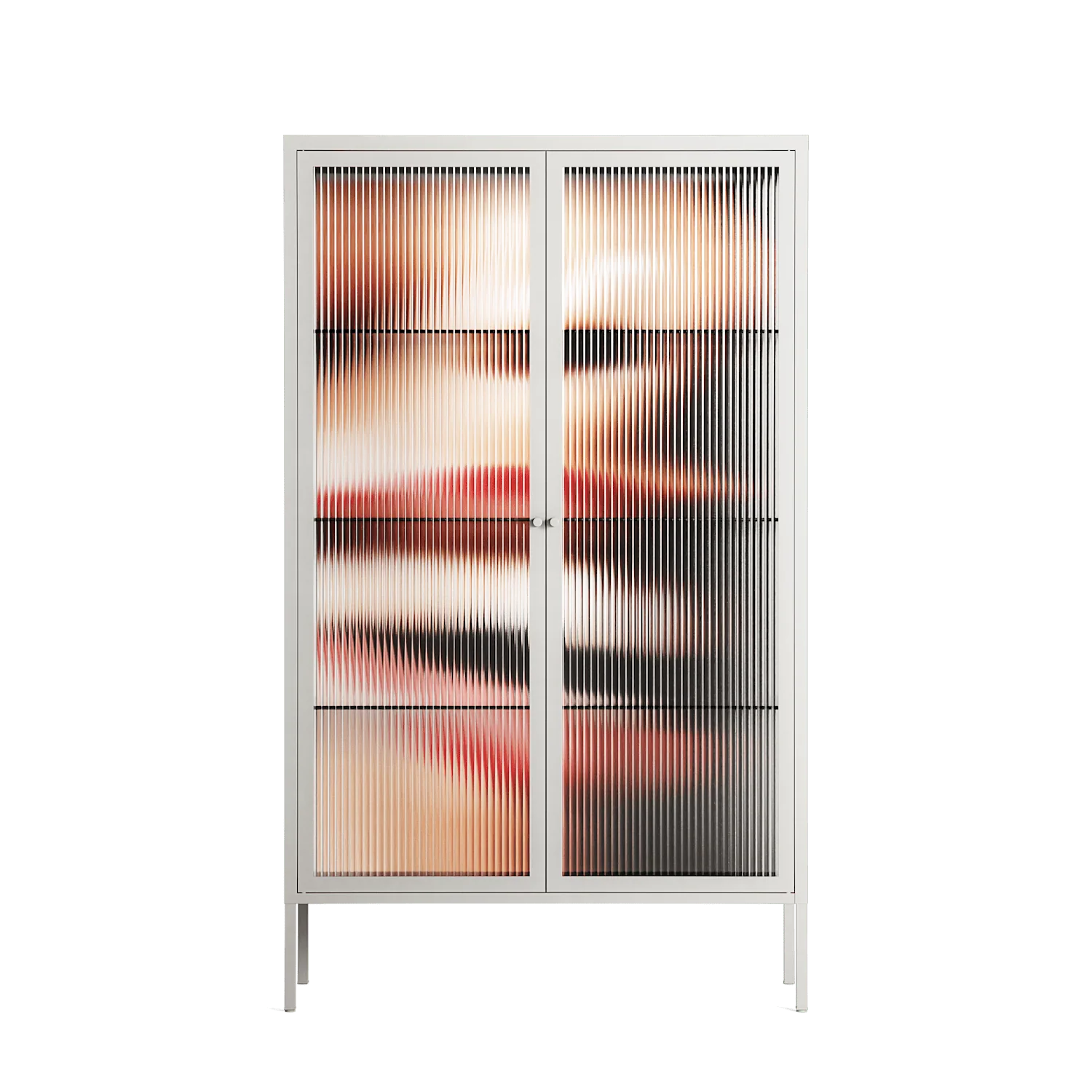 Teeth - Cabinet - Nadia Ryder - Chalk - Reeded glass