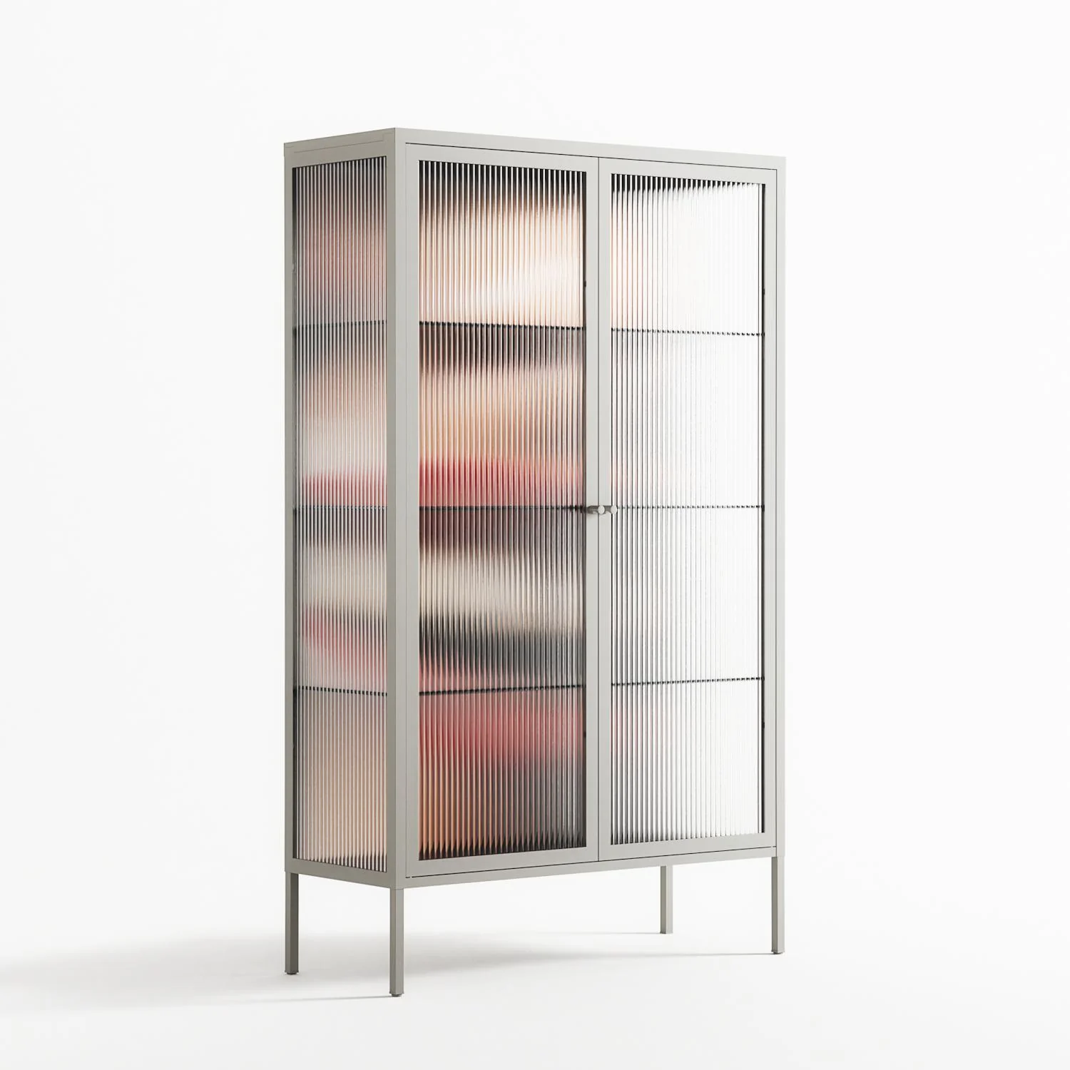 Teeth - Cabinet - Nadia Ryder - Chalk - Reeded glass - Image 4