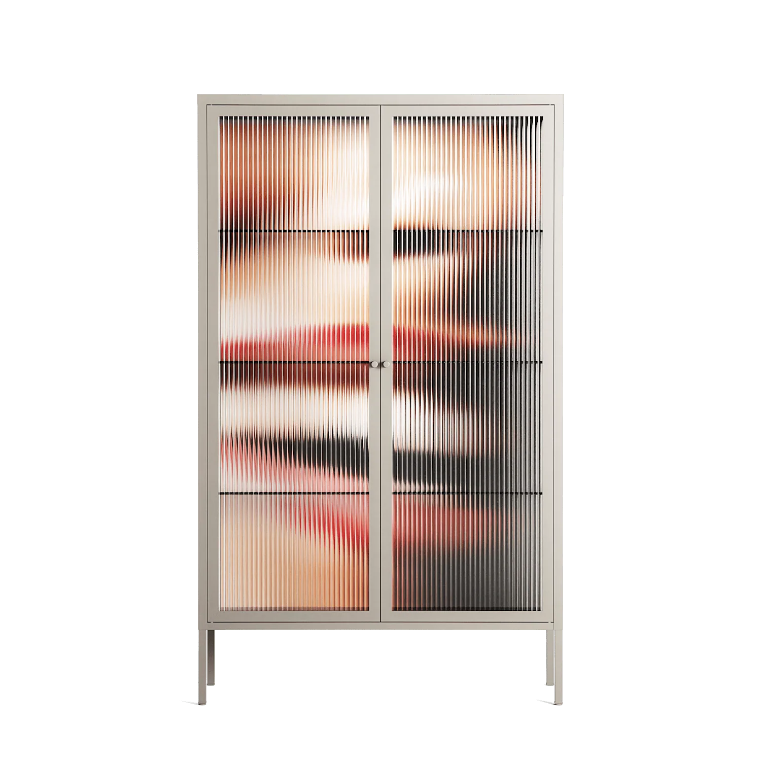 Teeth - Cabinet - Nadia Ryder - Pebble - Reeded glass