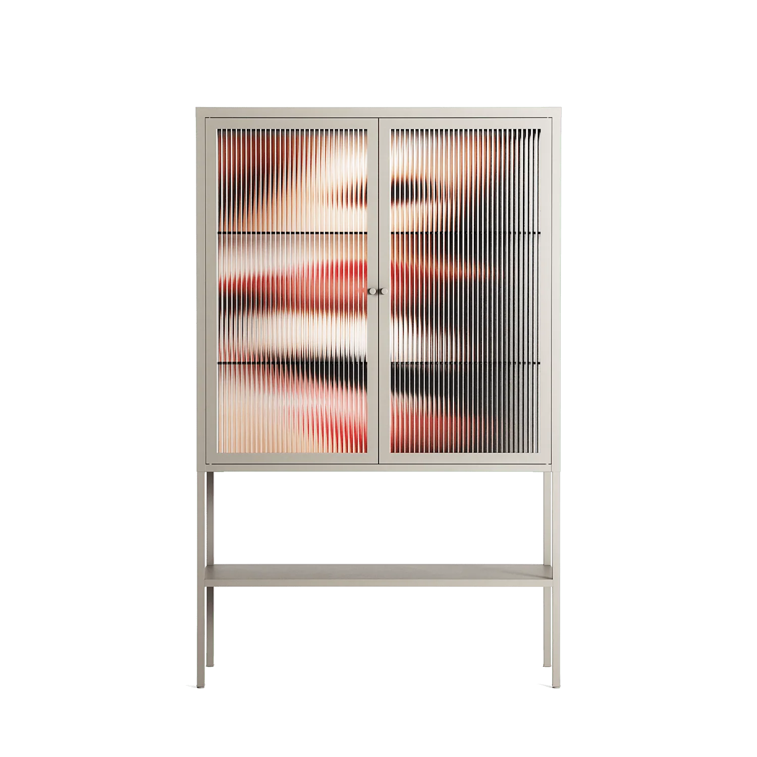 Teeth - Loft Cabinet - Nadia Ryder - Pebble - Reeded glass