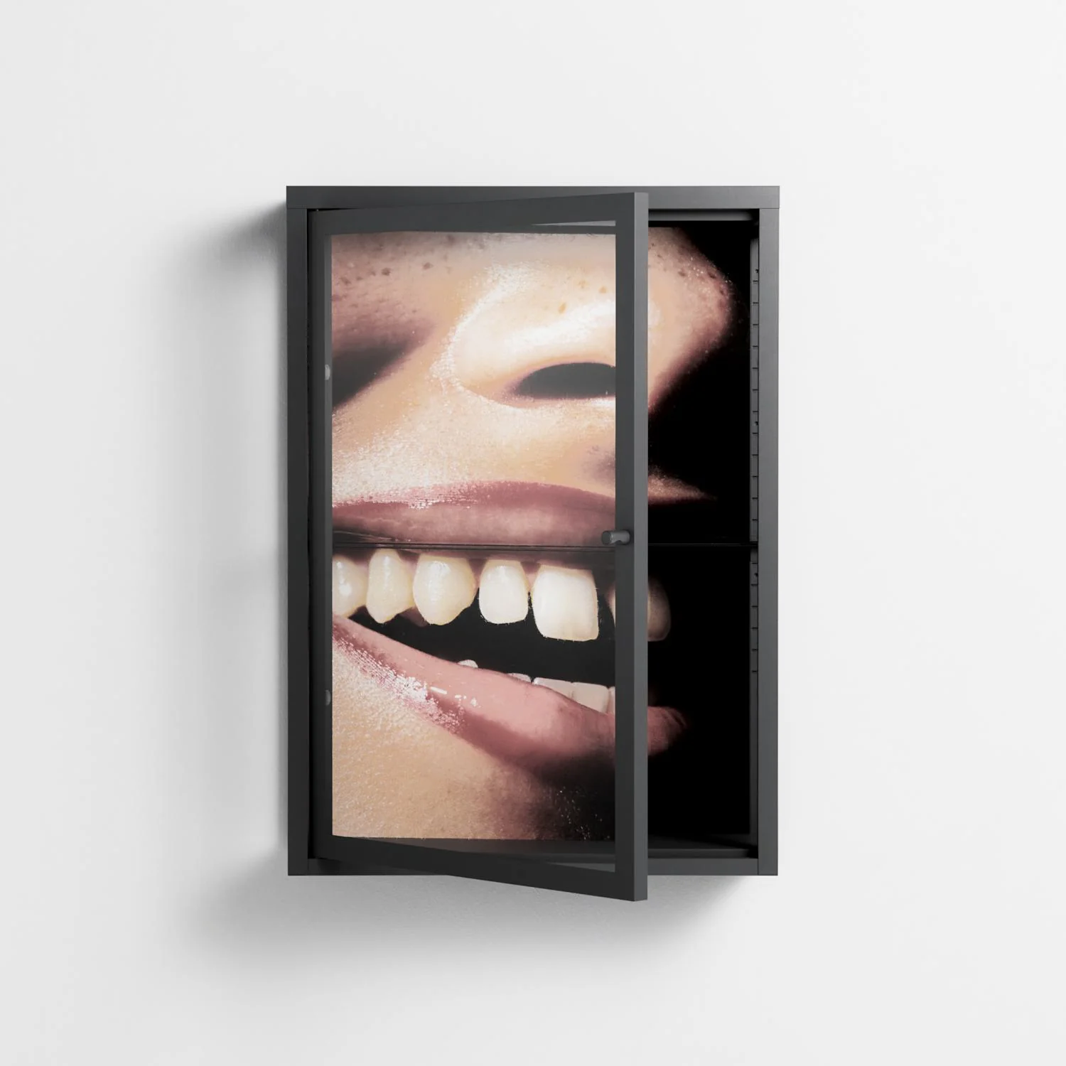 Teeth - Wall Cabinet - Nadia Ryder - Antracite - Clear glass - Image 2