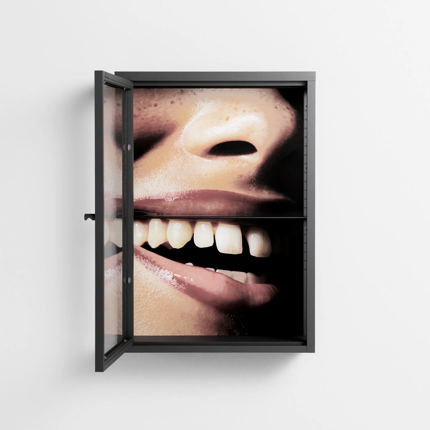 Teeth - Wall Cabinet - Nadia Ryder - Antracite - Clear glass - Image 3