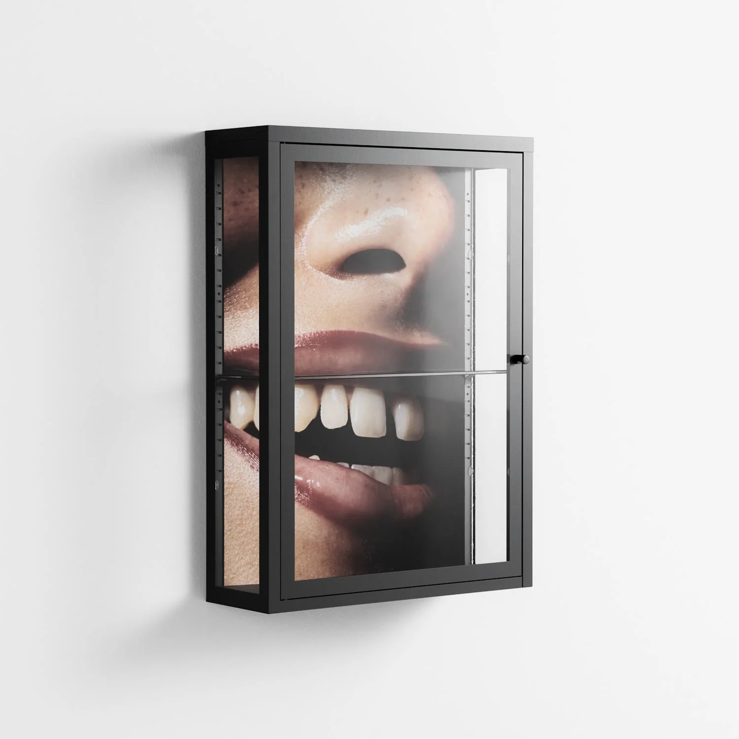 Teeth - Wall Cabinet - Nadia Ryder - Antracite - Clear glass - Image 4