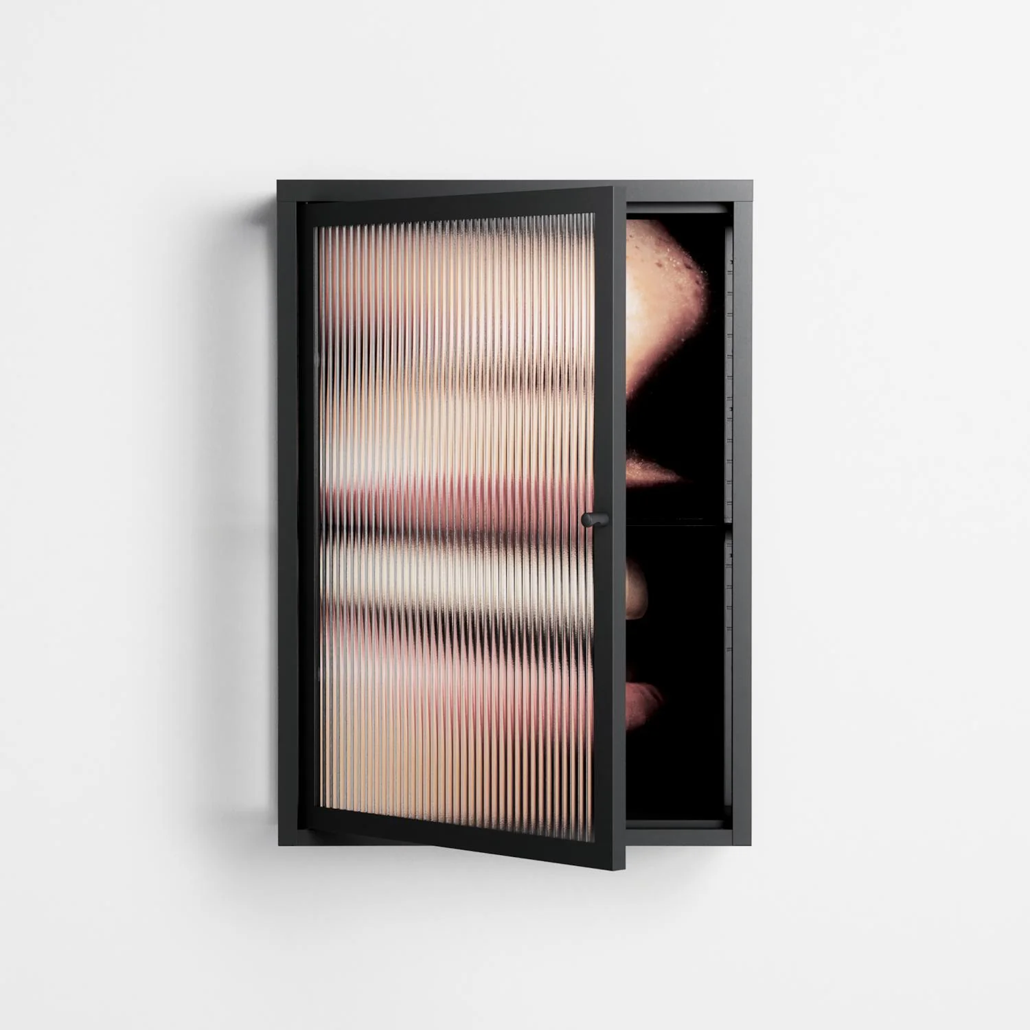 Teeth - Wall Cabinet - Nadia Ryder - Antracite - Reeded glass - Image 2