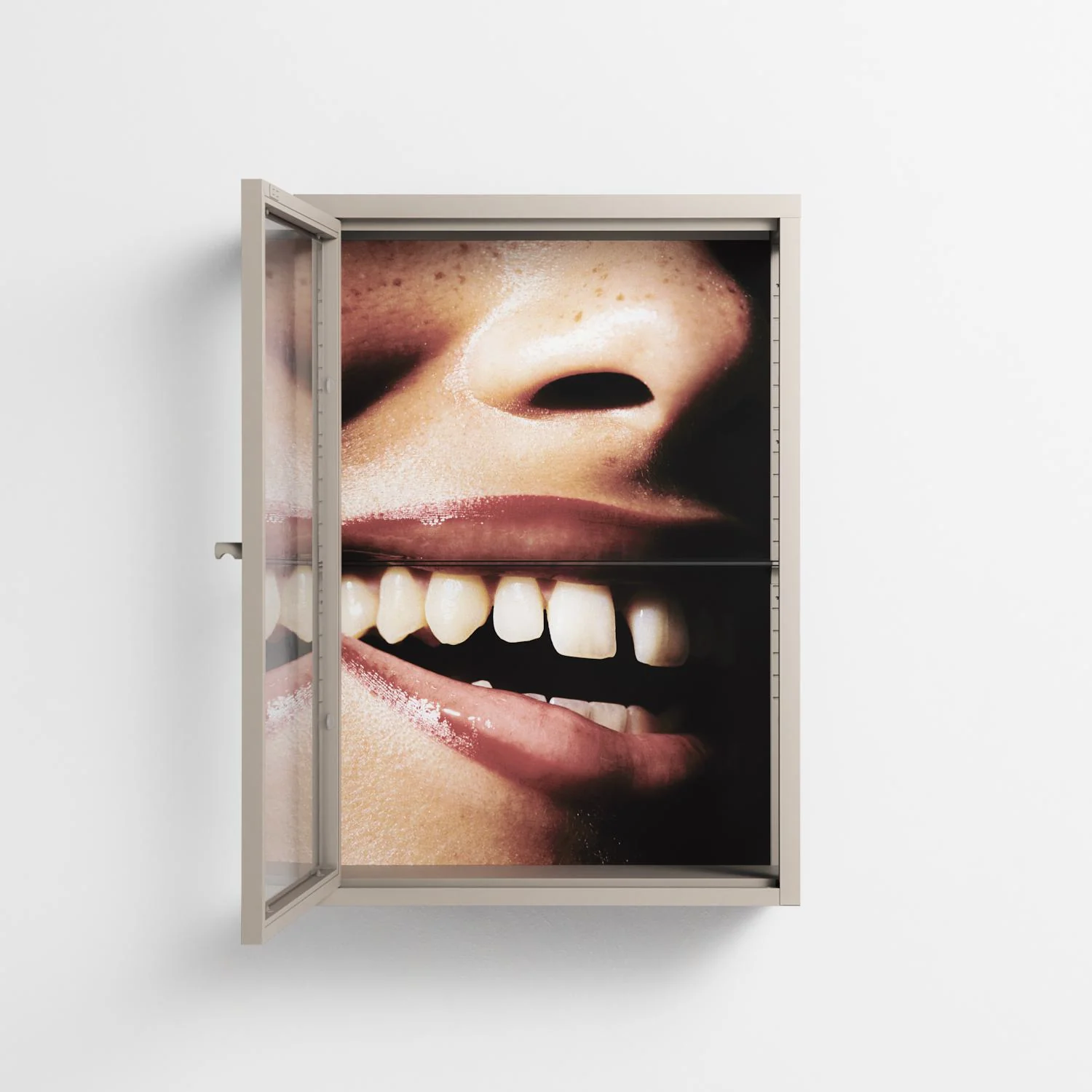 Teeth - Wall Cabinet - Nadia Ryder - Pebble - Clear glass - Image 3