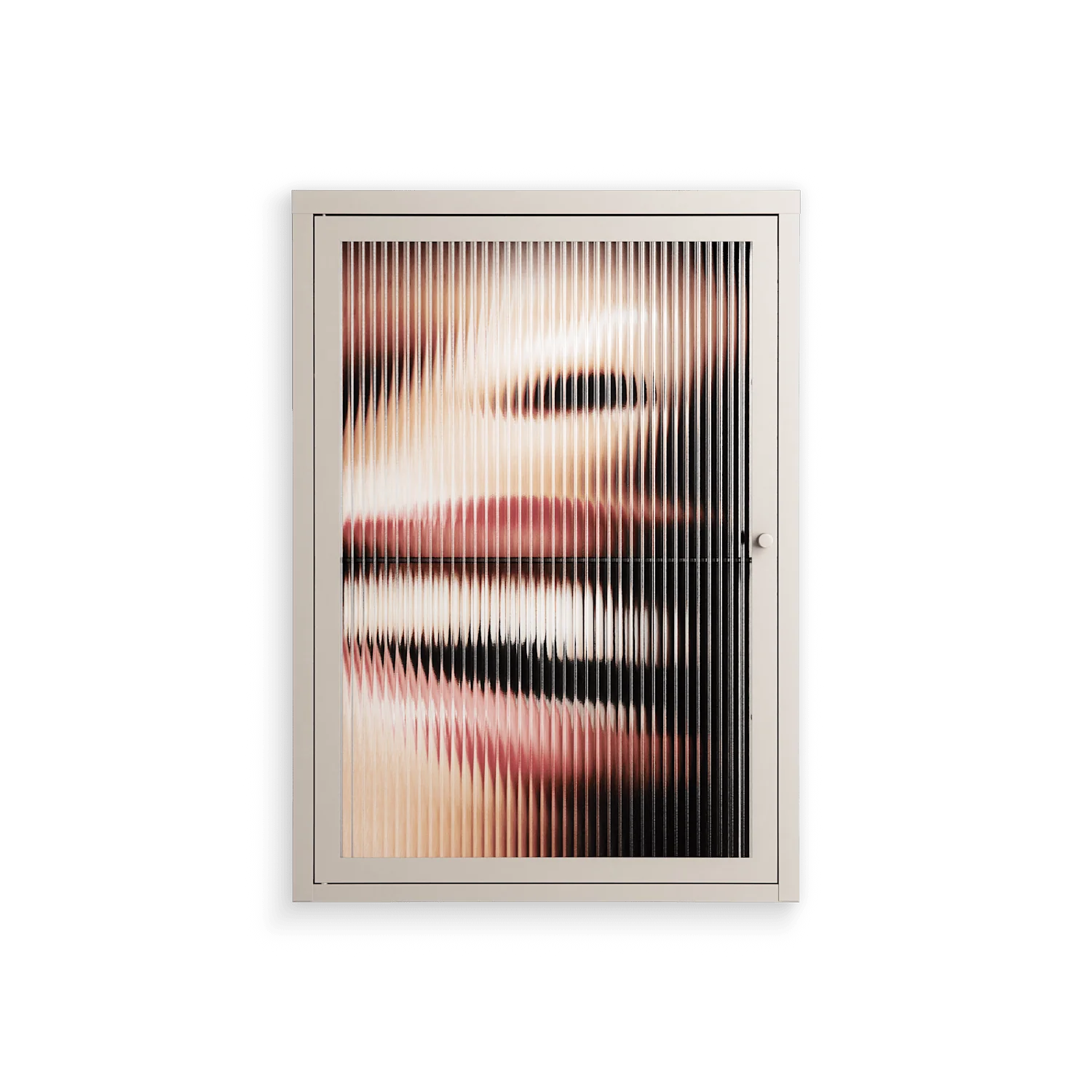Teeth - Wall Cabinet - Nadia Ryder - Pebble - Reeded glass
